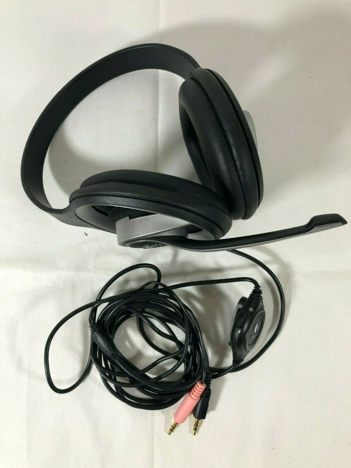 Logitech A5572A Digital Precision PC Gaming Corded Black & Silver Headset