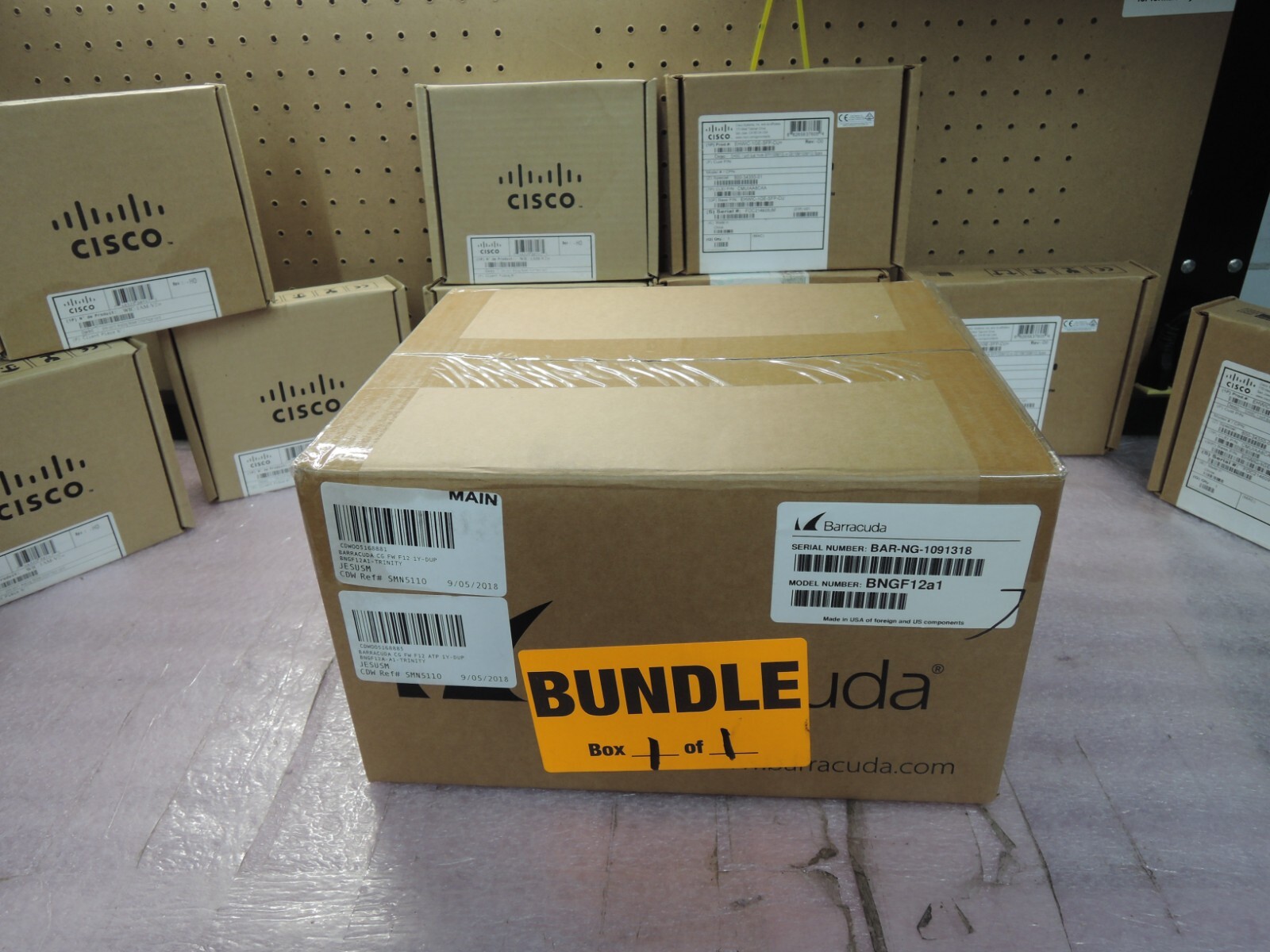 NEW Barracuda BNGF12a1 Networks Cloudgen Firewall F12 Bundle . 30days  warranty.