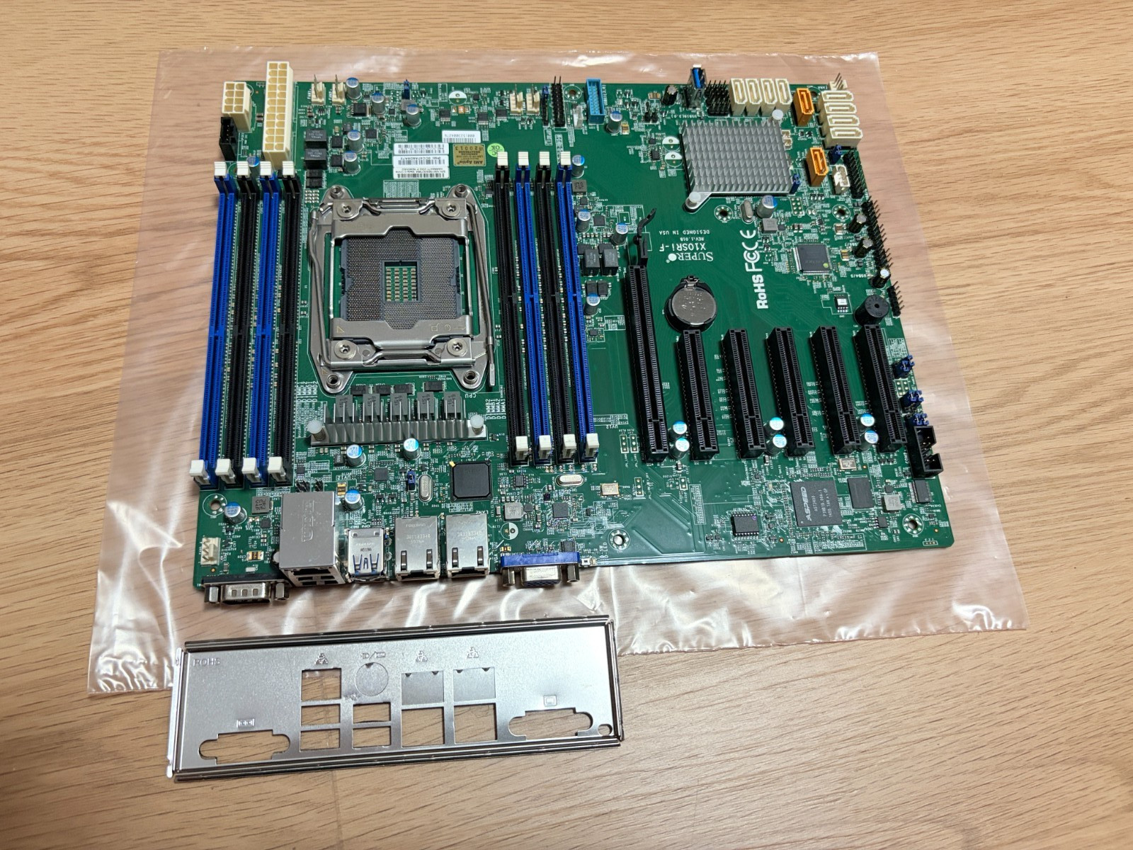 Supermicro X10SRi-F Intel LGA2011-3 ATX Server Workstation Motherboard + Plate
