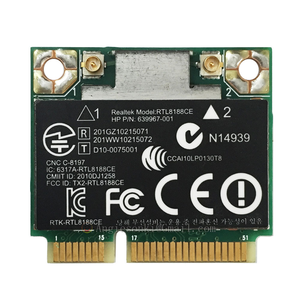 HP 640926-001 Realtek RTL8188CE WiFi Card 4431S 4436S 4430S 4230S Pcie