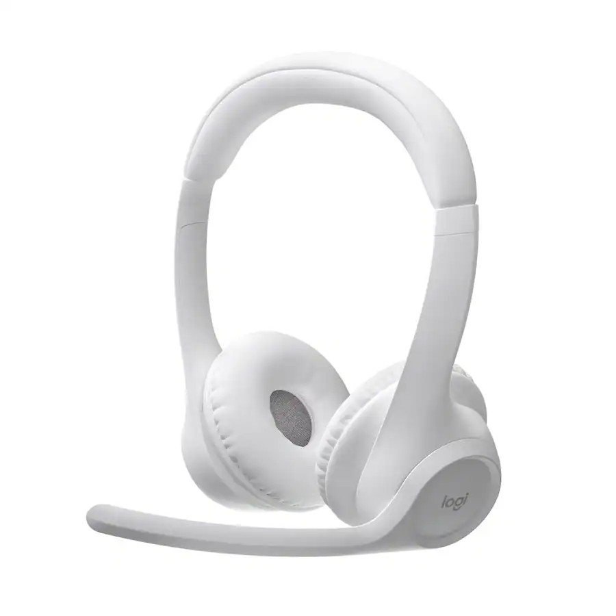 Logitech Zone 300 Wireless Bluetooth On-Ear Headset - Off-White - No Box - VG