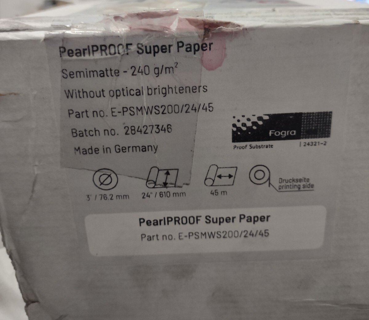 PearlPROOF super paper NEW