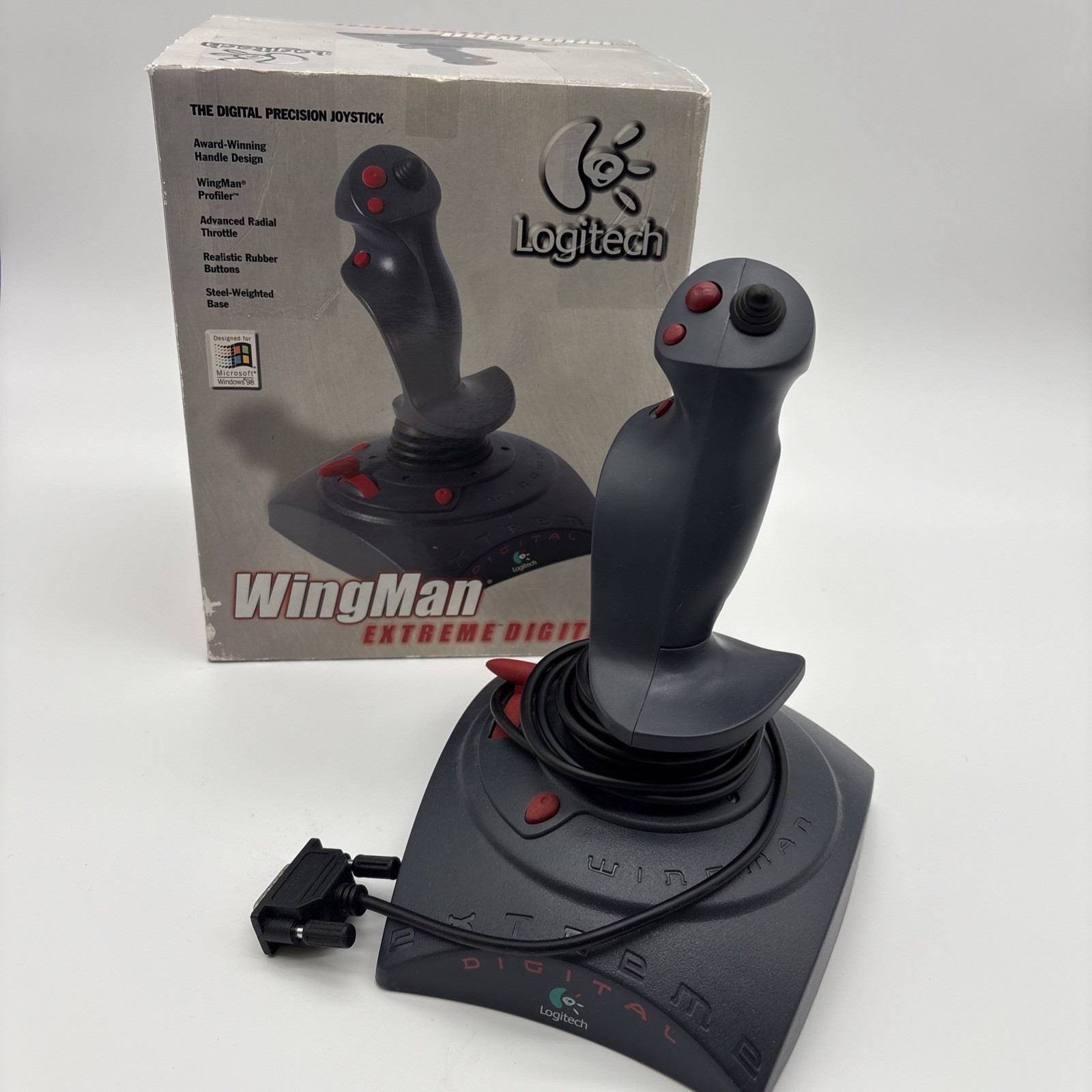 Logitech Wingman Extreme Digital Joystick Used Good Shape
