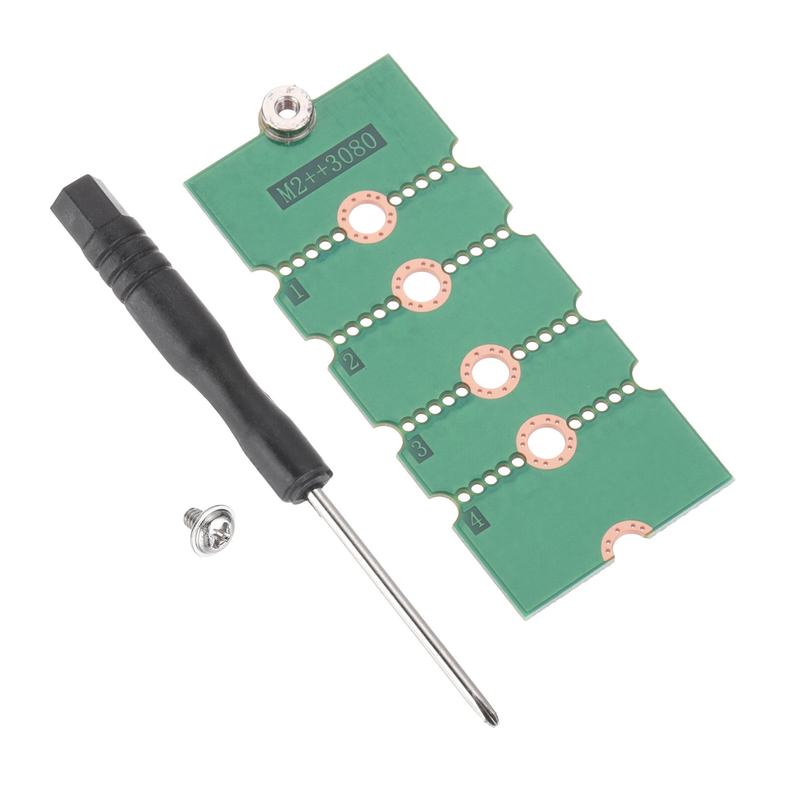M2+ M.2 NGFF/NVME Length Extend Adapter for PC Computer Case,Green