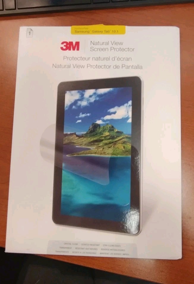 3M Natural View Screen Protector For Samsung Galaxy Tab 10.1 SEALED
