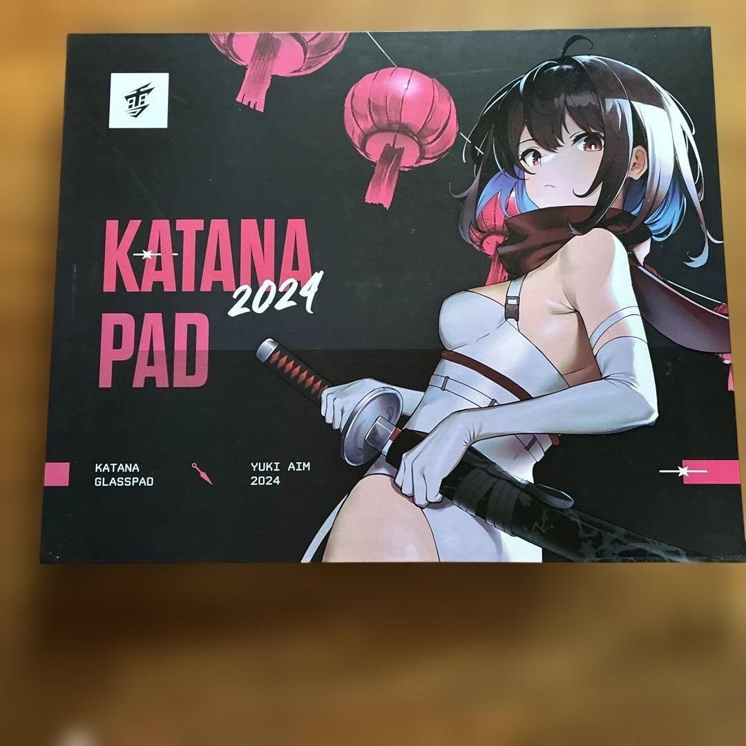 Yuki Aim Katana Pad 2024 Glass Gaming Mouse Pad Japan