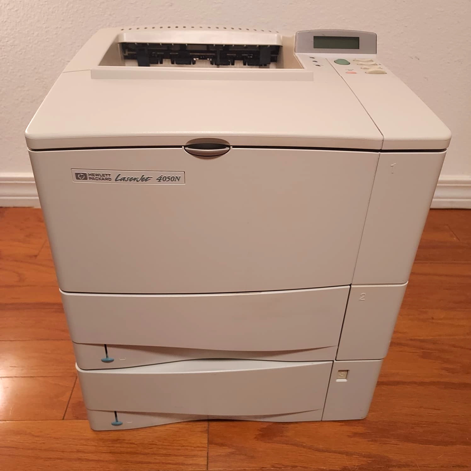HP LaserJet 4050n Printer Tested 199k Pages Dual Trays JetDirect New Toner