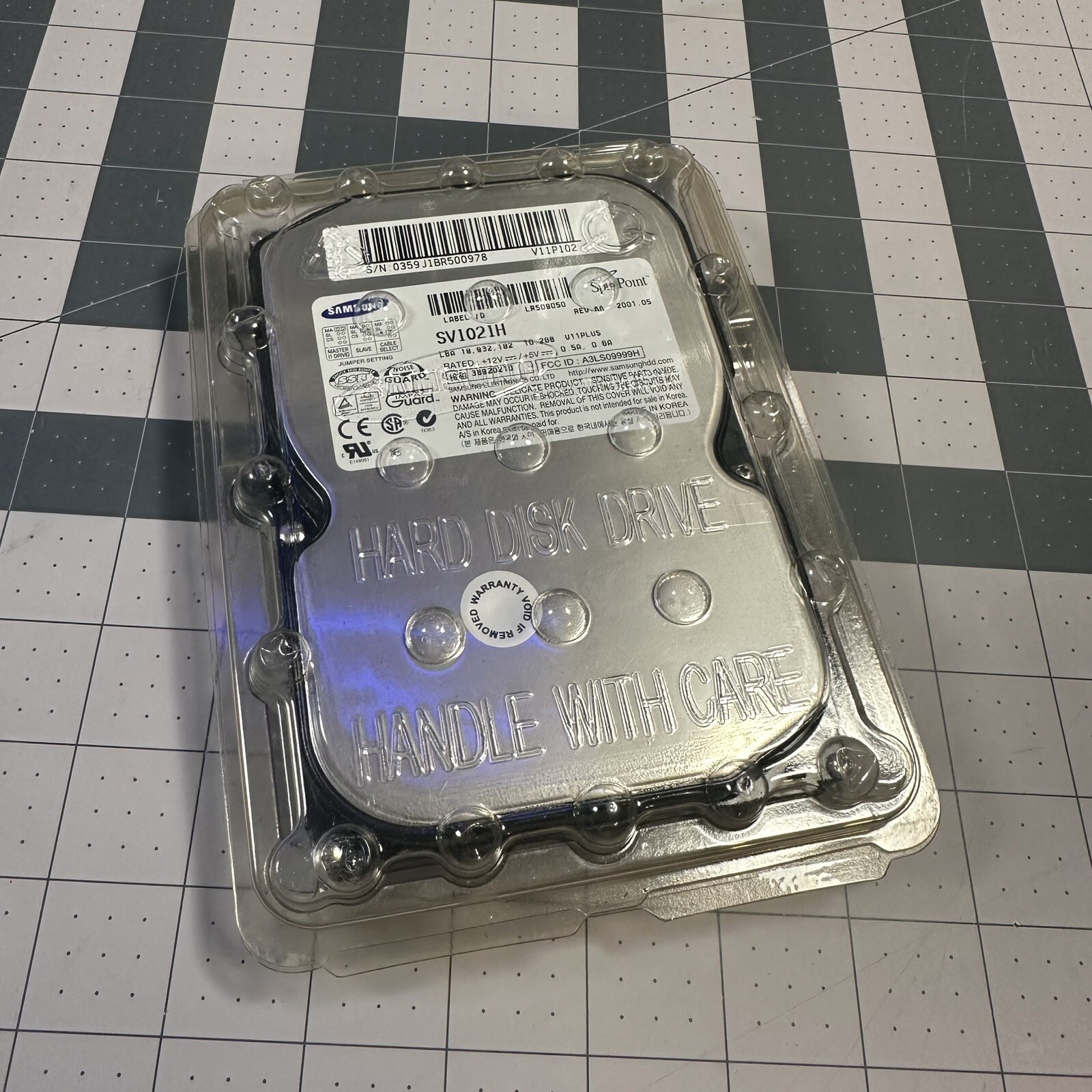 Samsung SpinPoint SV1021H 10.2 GB ATA IDE 3.5" Hard Drive HHD VINTAGE PC Tested