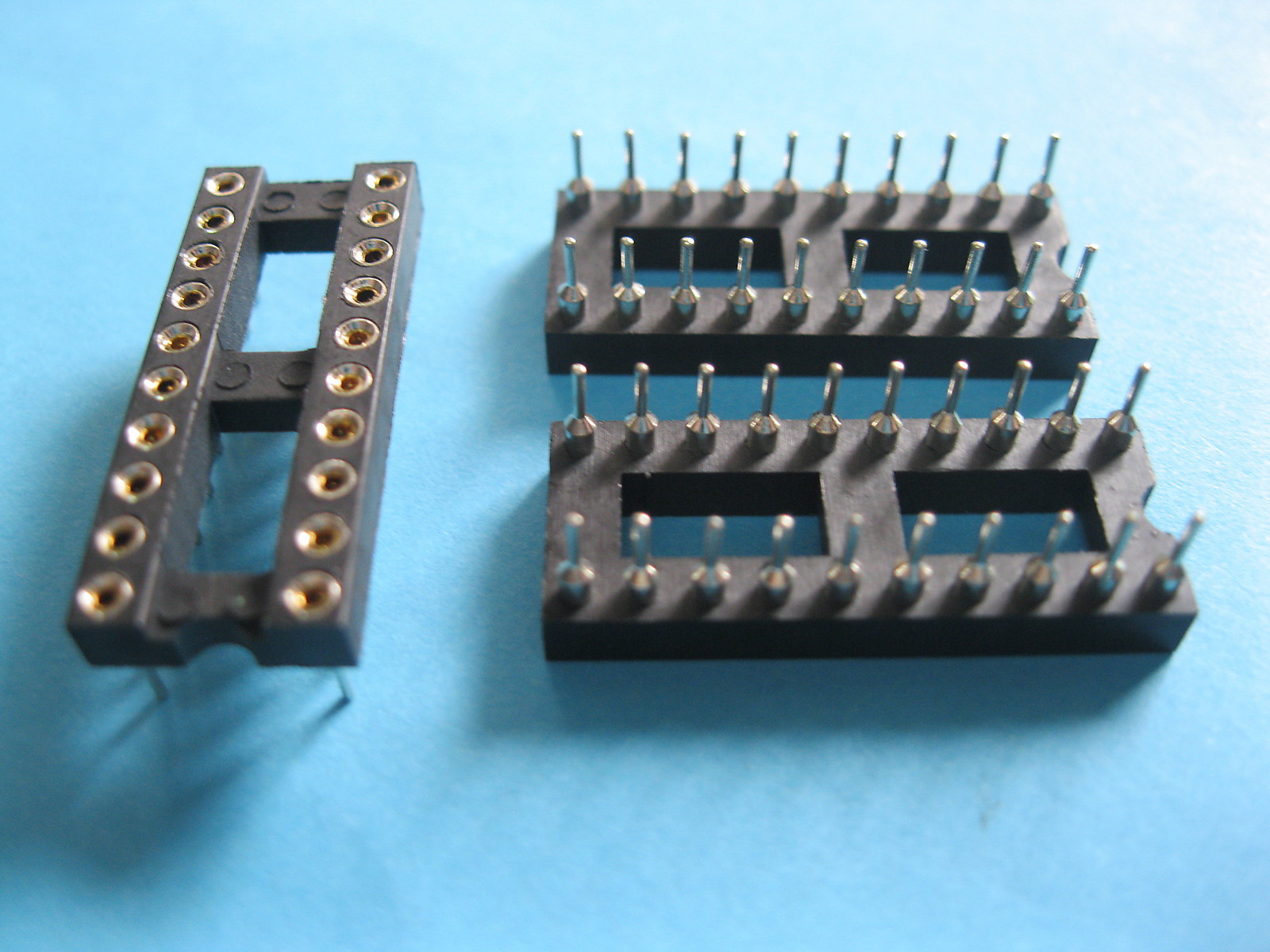 48 x IC Socket Adapter Round 20 Pin headers & (IC)Sockets Pitch 2.54mm X=7.62mm