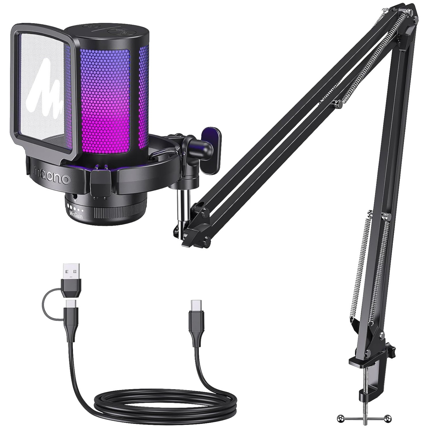 Professional USB Mic for Podcasting and Streaming