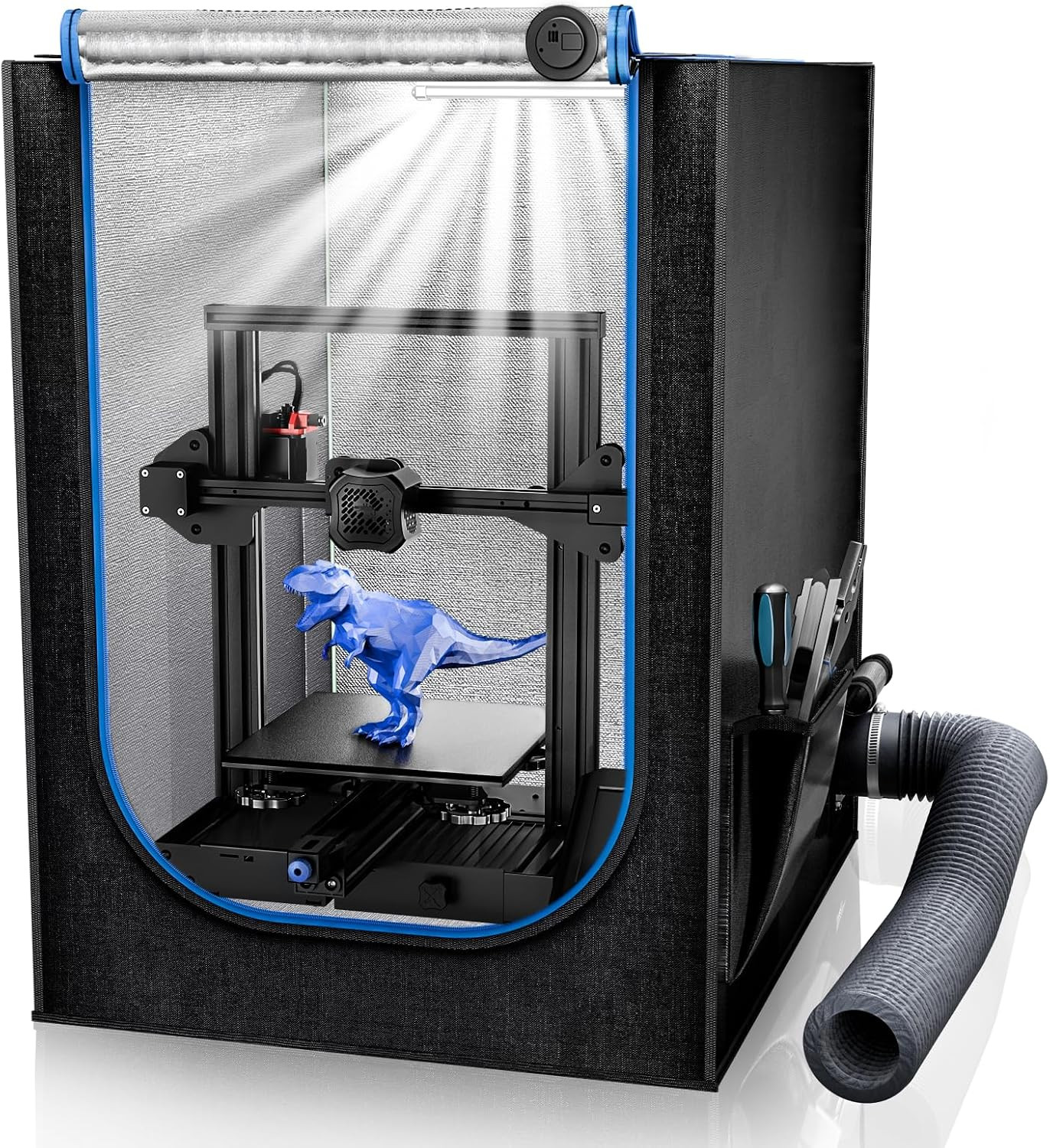 3D Printer Enclosure for Creality Ender 3 with Ventilation Kit & LED