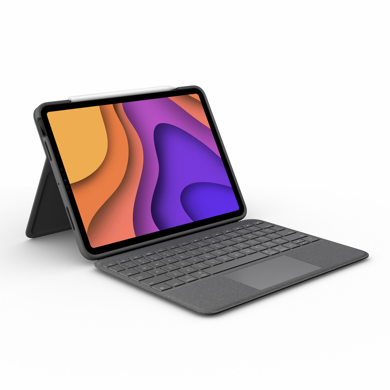 Logitech Folio Touch Keyboard Case + Trackpad for iPad Air 11in M2 - Grey