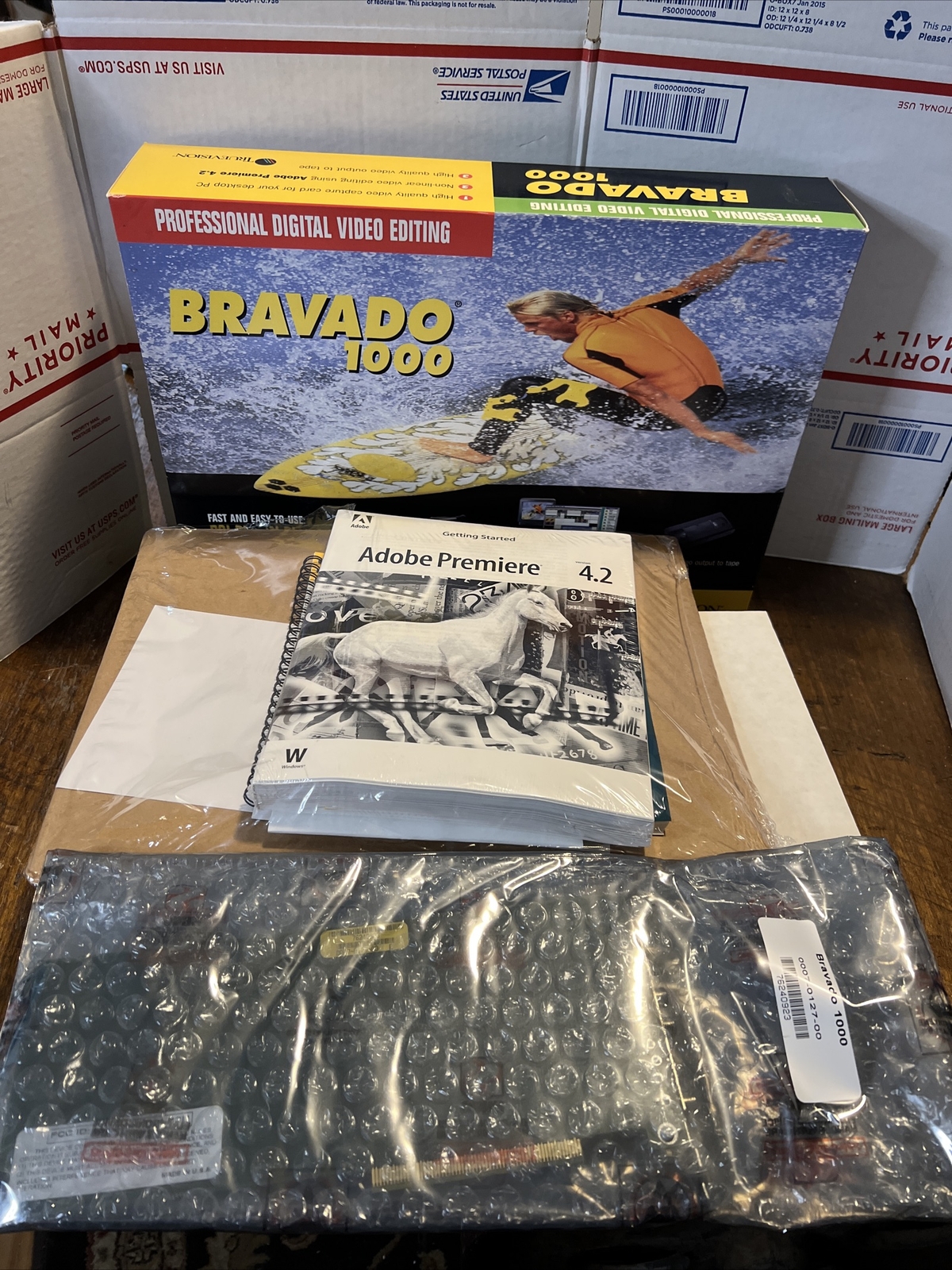 BRAVADO 1000 Professional Digital Video Editing W Adobe Premiere 4.2 1996 Window