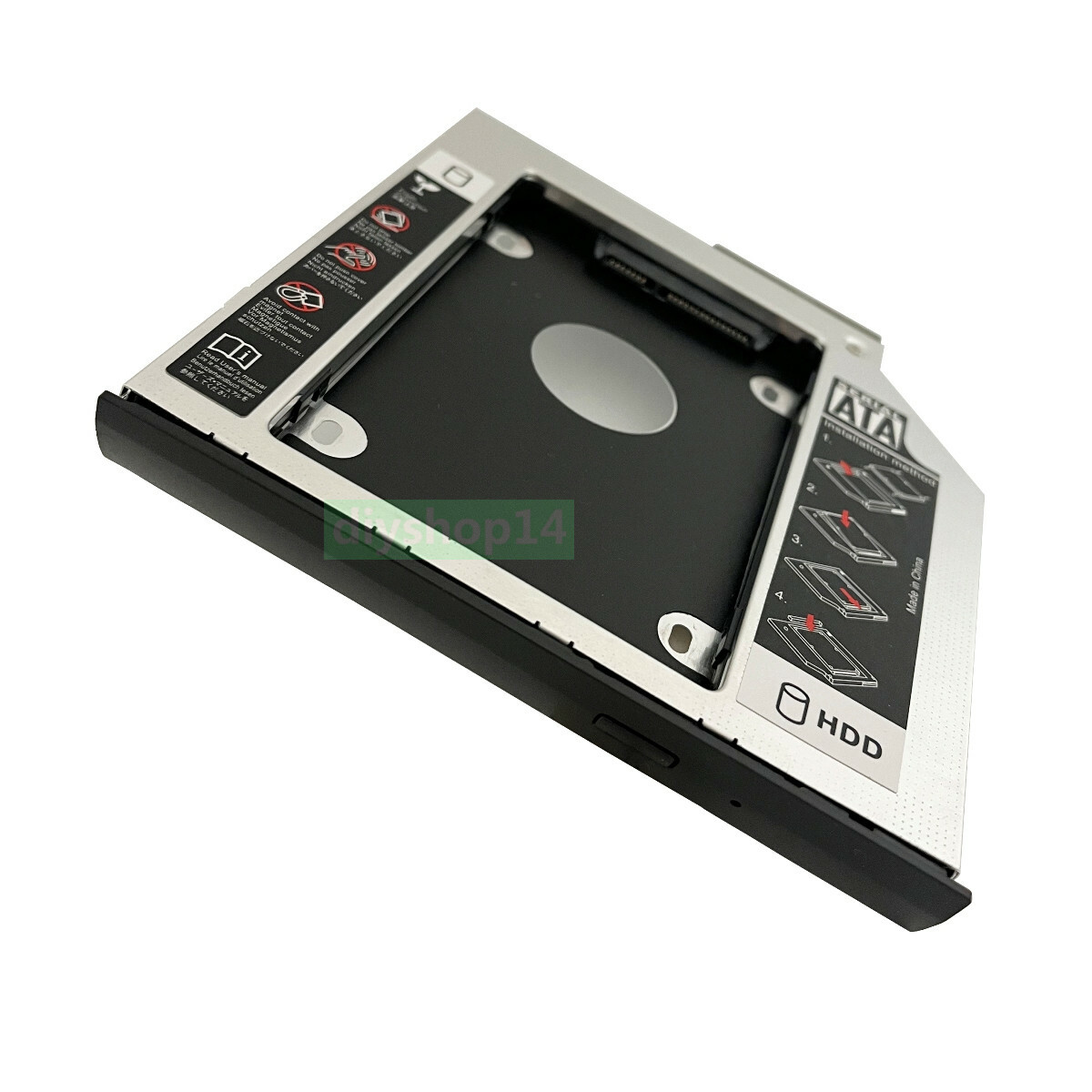 2nd HDD SSD Hard Drive Caddy Frame for HP ZBook 15 17 G1 G2 + Front Panel Bezel