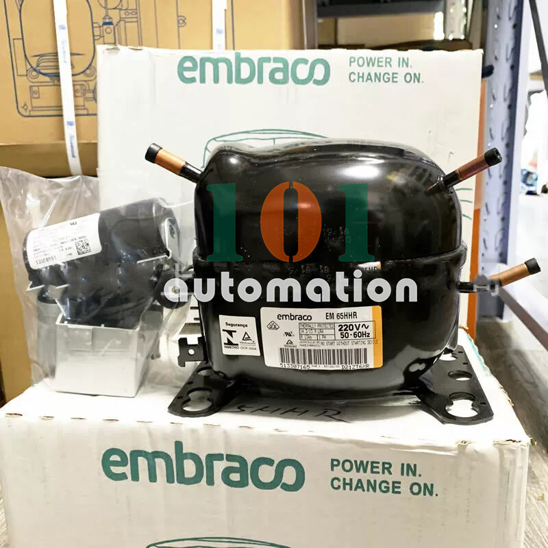 1PCS FOR Embraco Refrigerator compressor EM65HHR new via FedEx or DHL