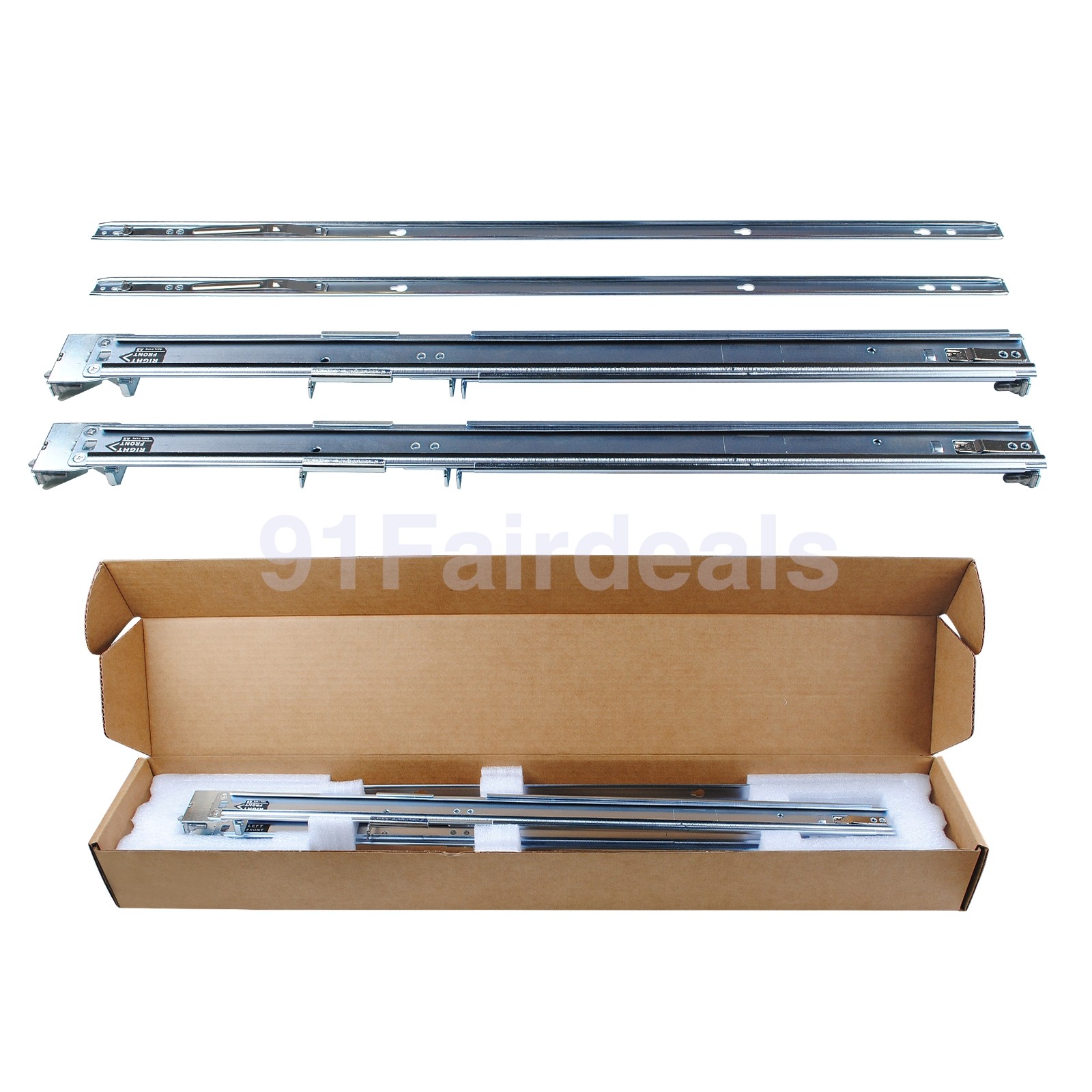 1U Static ReadyRail Kit MF3D9 0MF3D9 For Dell R650 R660 R6625 R6515 R670 R470