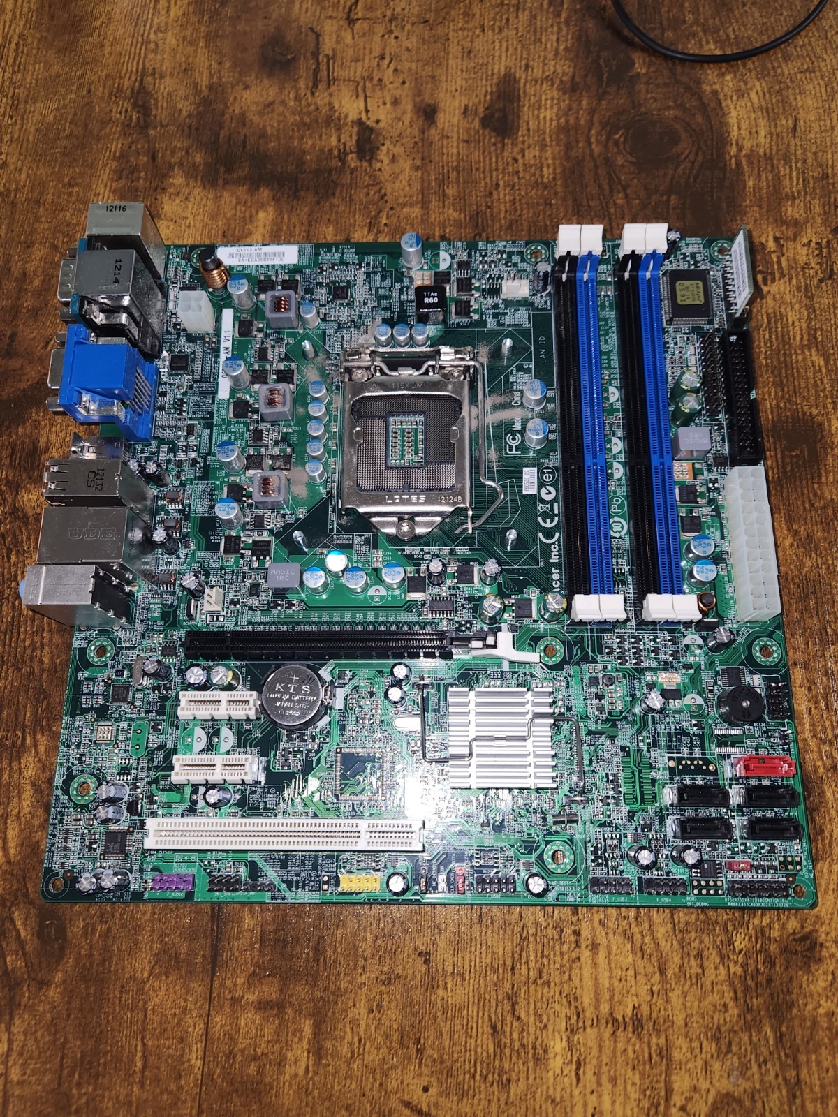 Acer Q65H2-AM LGA 1155/Socket H2 DDR3 SDRAM Desktop Motherboard with shield
