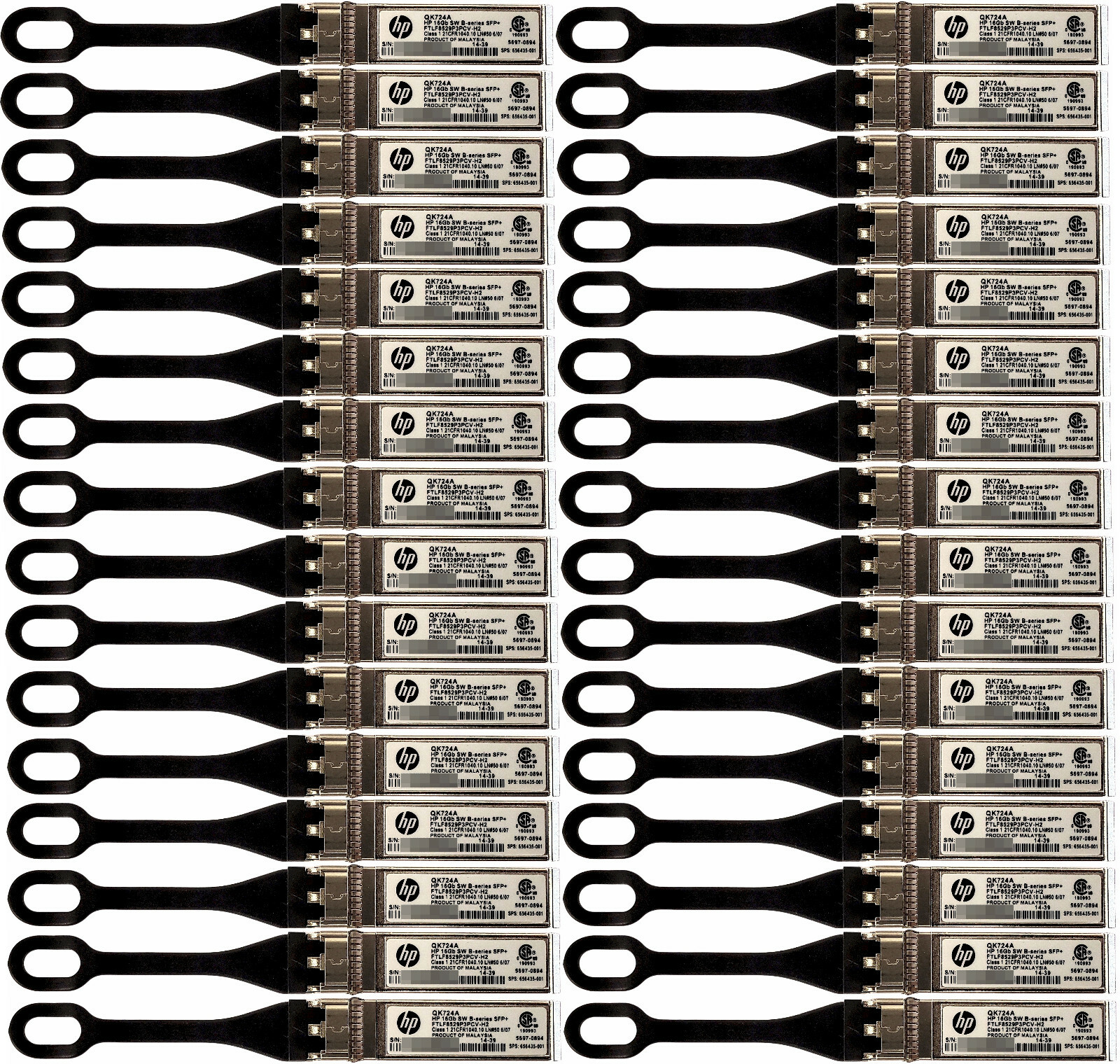HP Brocade 16Gb B-Series SW Fibre Channel SFP+ Transceiver QK724A 656435-001