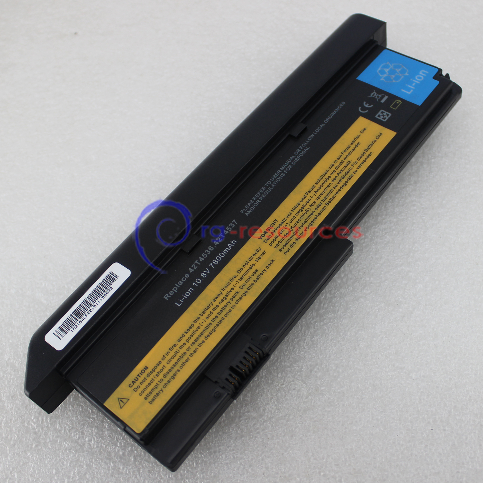 9Cell Laptop Battery For LENOVO ThinkPad X200 X201s ASM 42T4537 42T4835 43R9254
