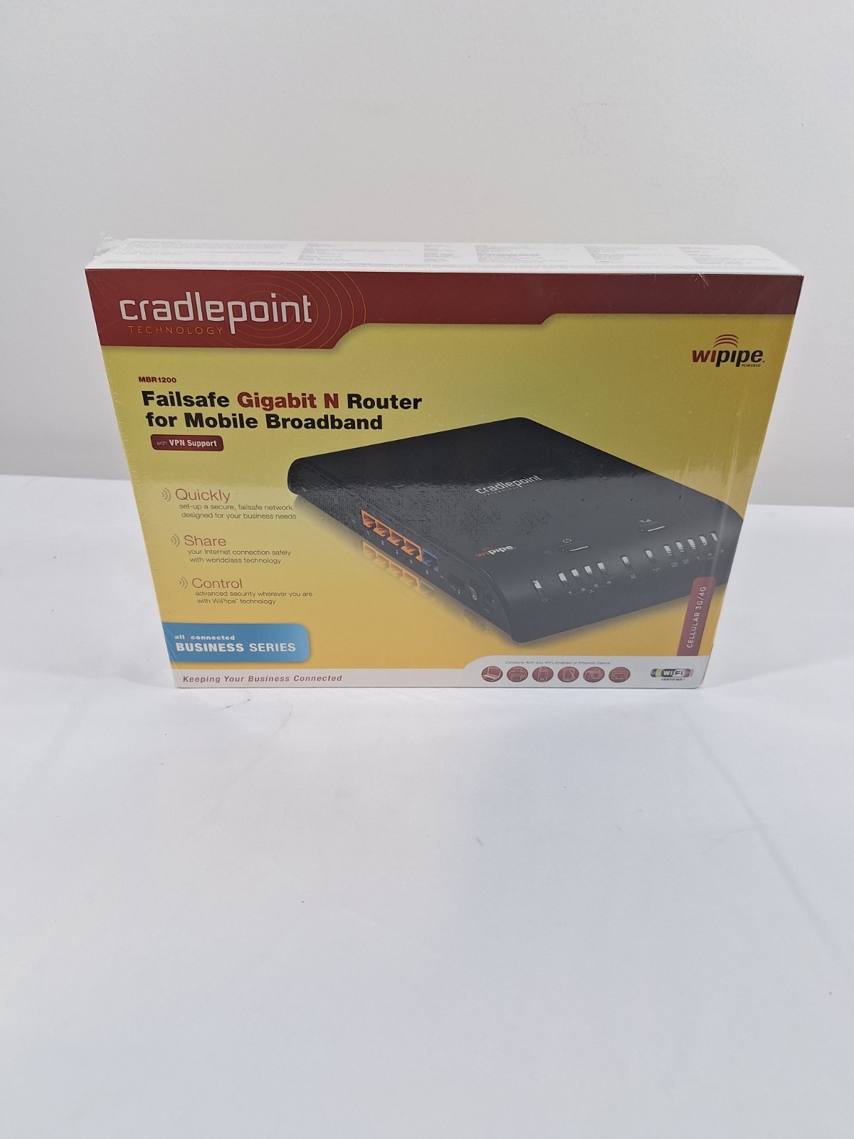 CRADLEPOINT MBR1200 4-Port 10/100 WIRELESS ROUTER - NEW