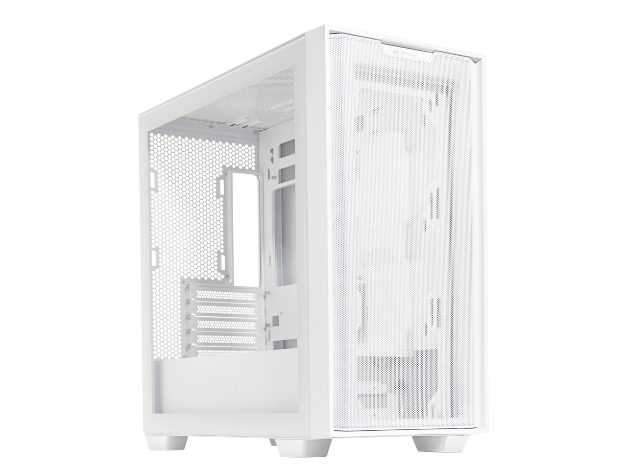ASUS A21 White Micro ATX Computer PC Case Steel / Plastic / Tempered Glass
