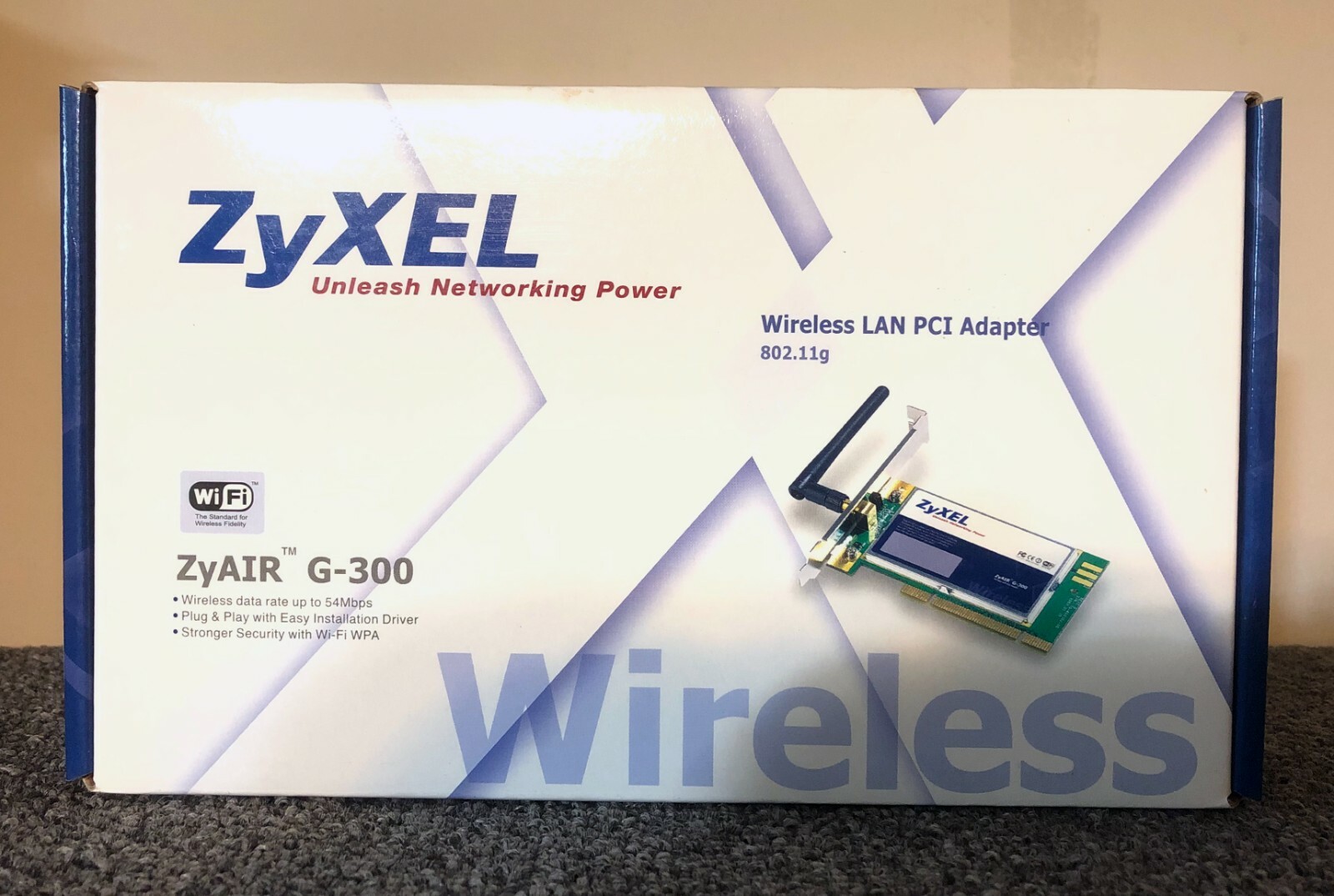 ZyXEL ZyAIR G-300 802.11g Wireless LAN PCI Adapter 54Mbps