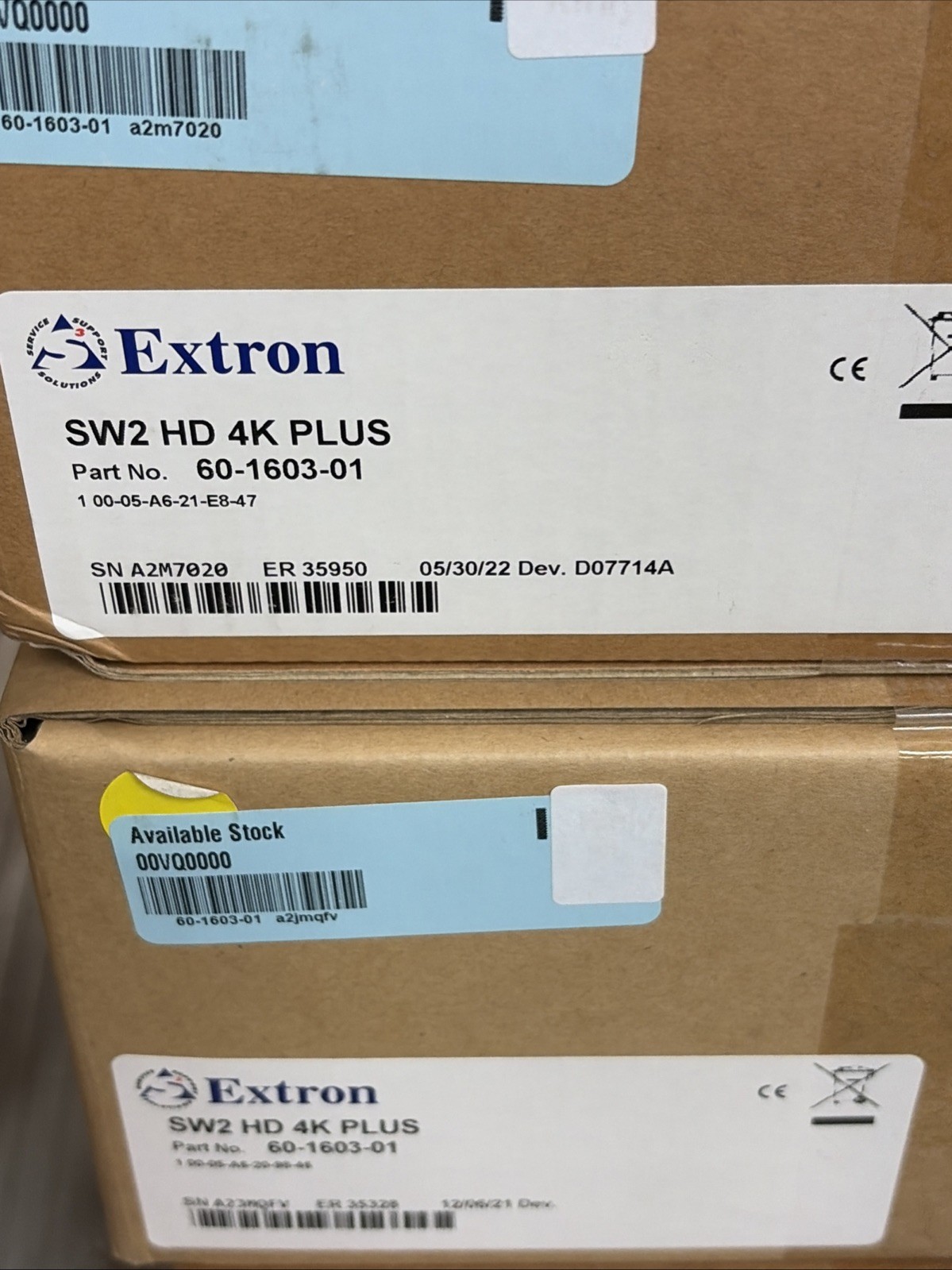 Extron 60-1603-01 SW2 HD 4K PLUS Two Input 4K/60 HDMI Switcher (S15)