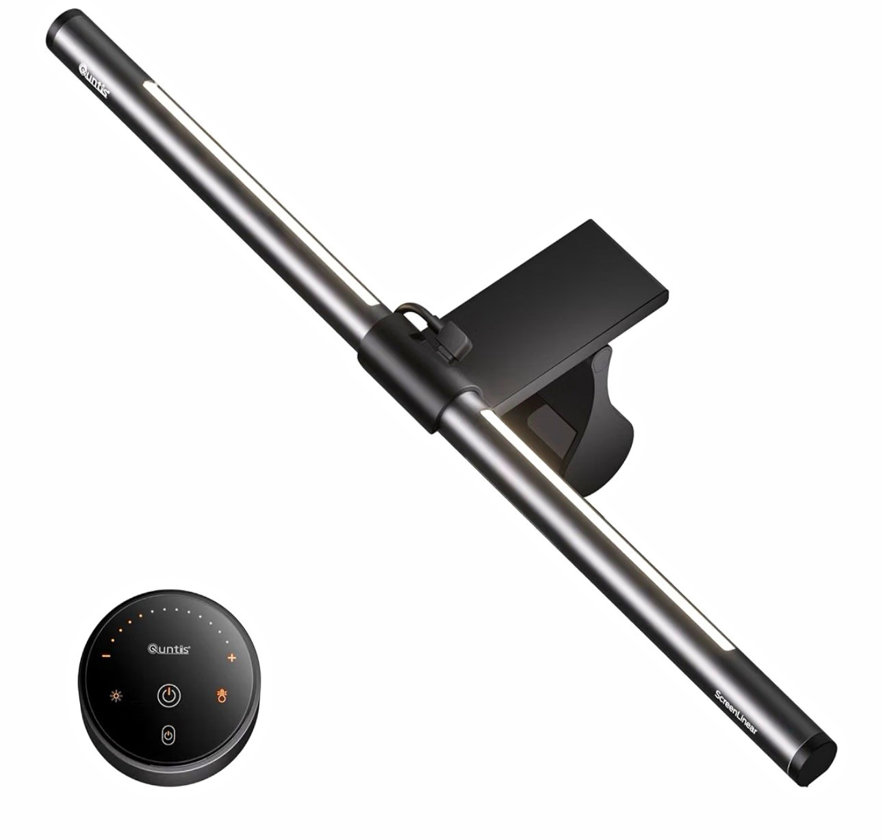 Quntis ScreenLinear USB Monitor Light Bar w/ Remote, Sliding Clip, 3 Modes
