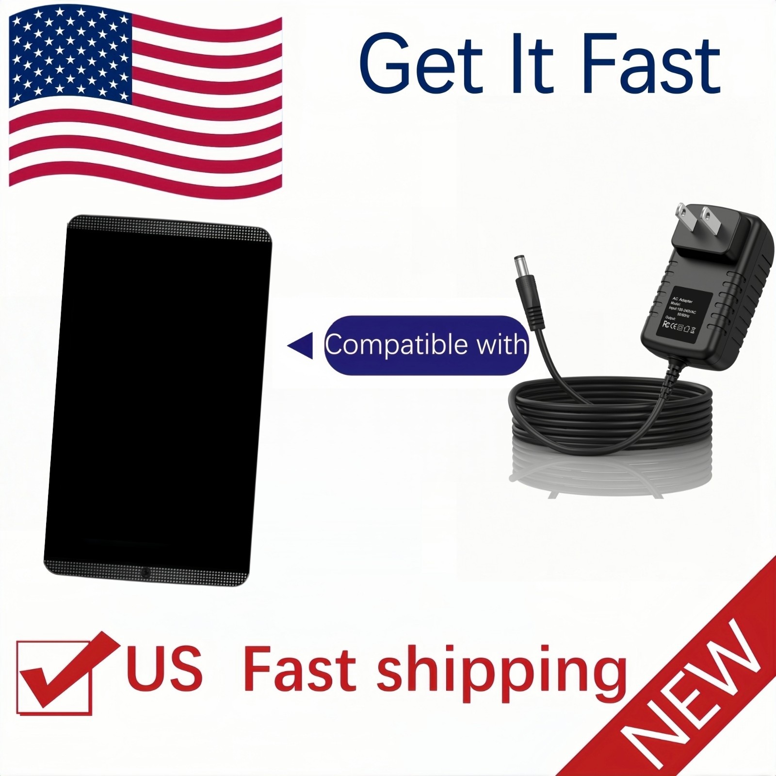 AC DC Adapter Charger For NVIDIA SHIELD K1 940-81761-2500-500 Power Supply Cord