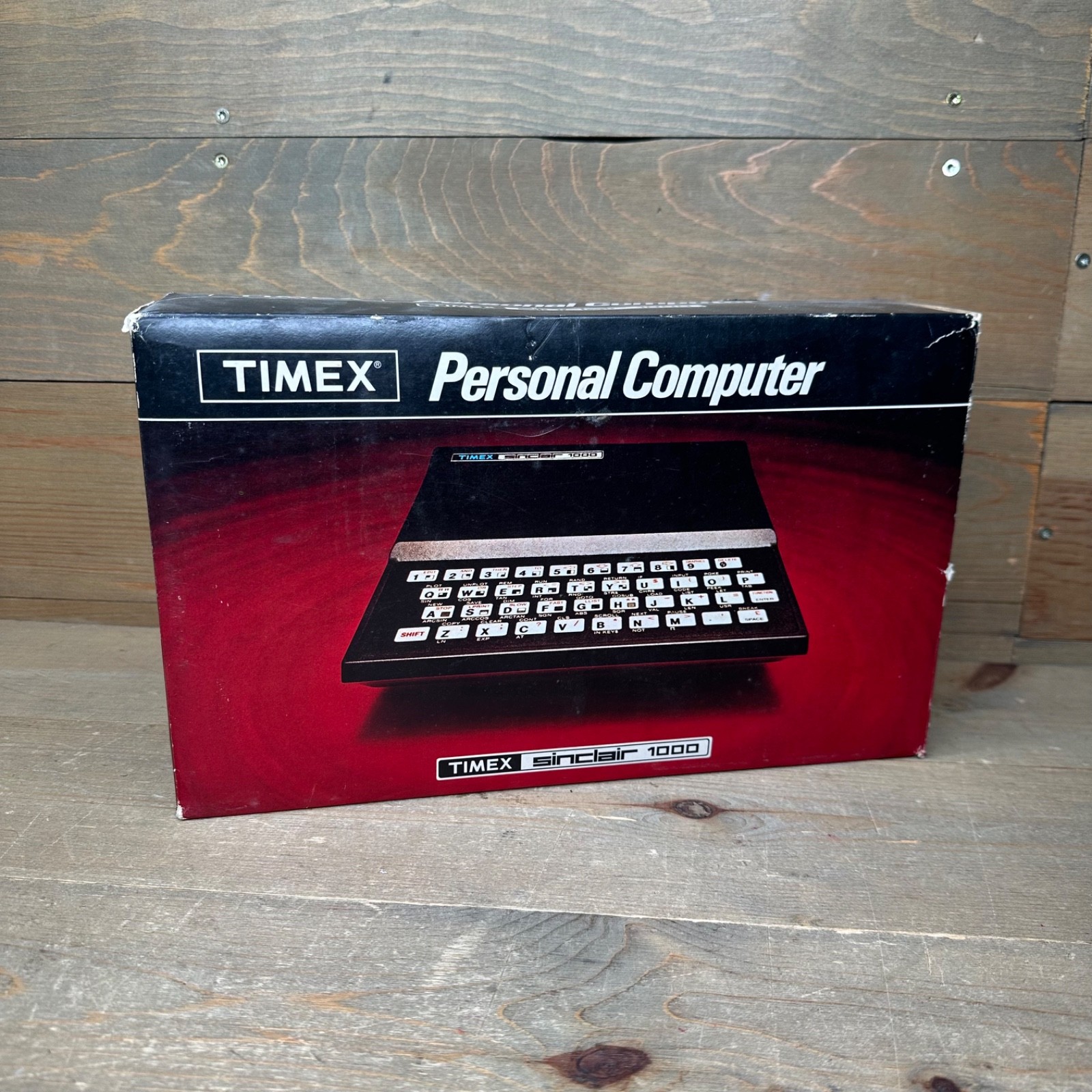 Vintage Timex Sinclair 1000 Computer With Box Power Adapter Cables Untested