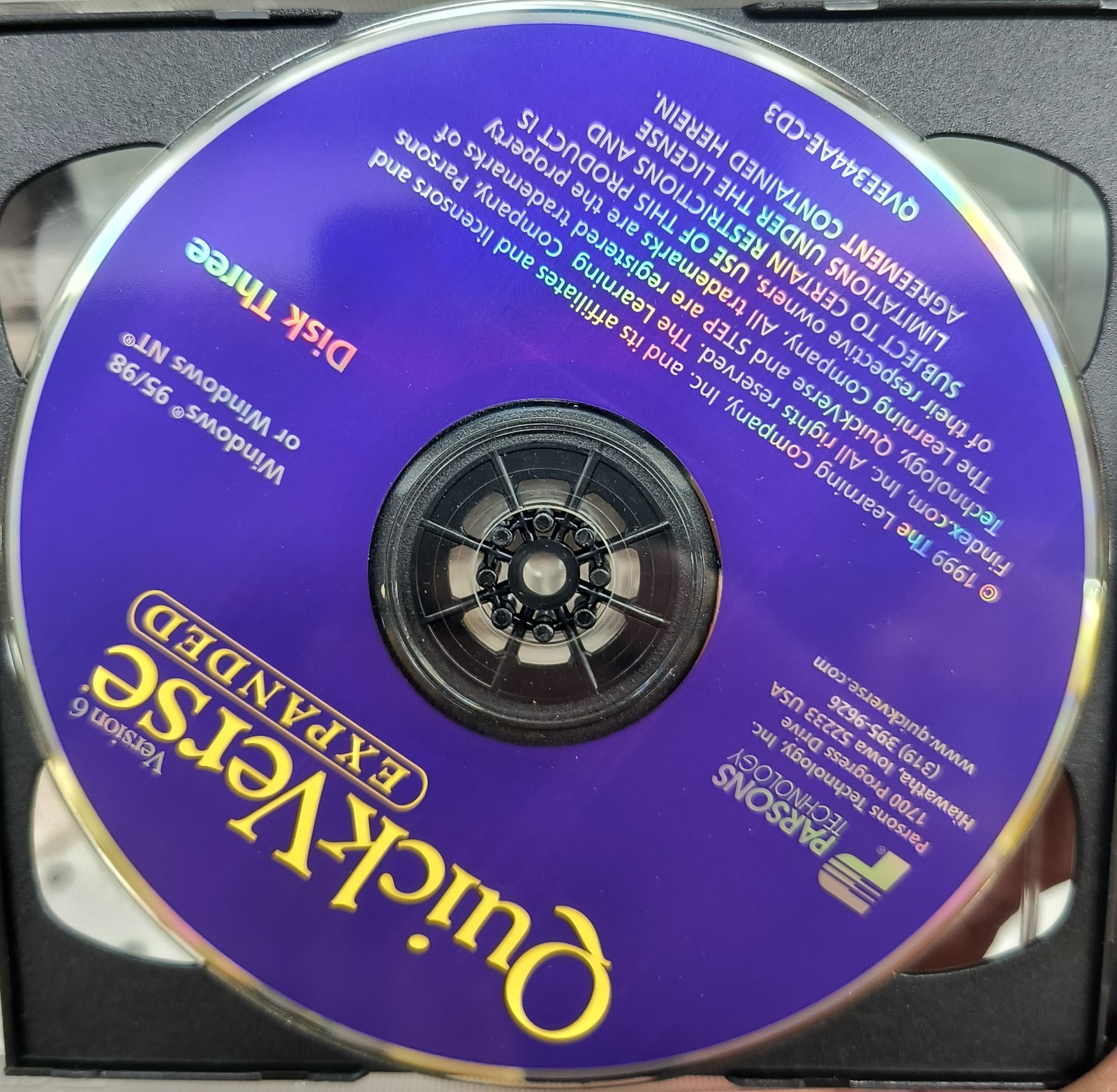Quick Verse Version 6 Expanded Windows 95/98 Reference CD ROM PC 3 Discs