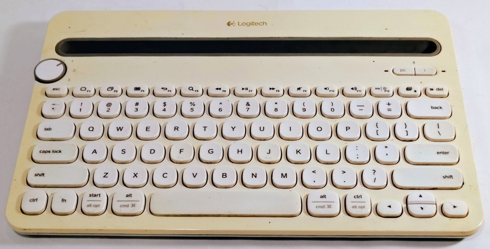 Logitech K480 Bluetooth Multi-Device Portable Keyboard - White