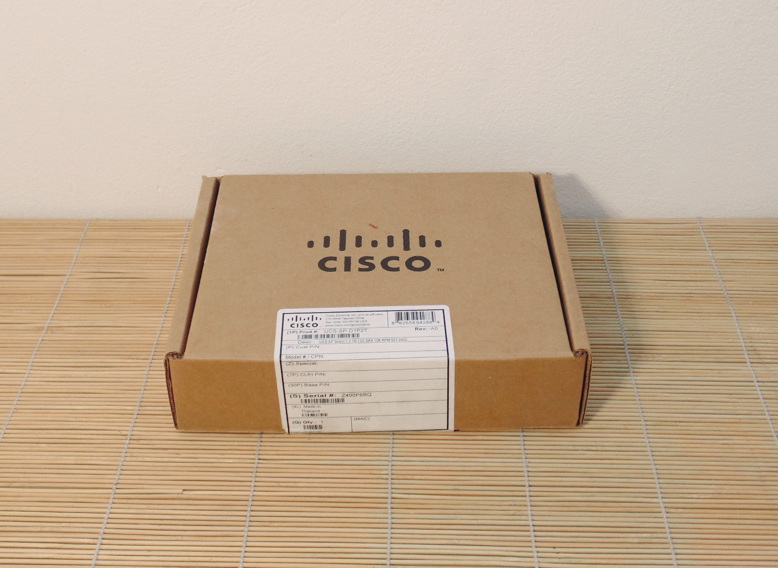 New Cisco UCS-SP-D1P2T UCS SP Select 1.2TB 12G SAS 10K RPM SFF HDD New SEALED