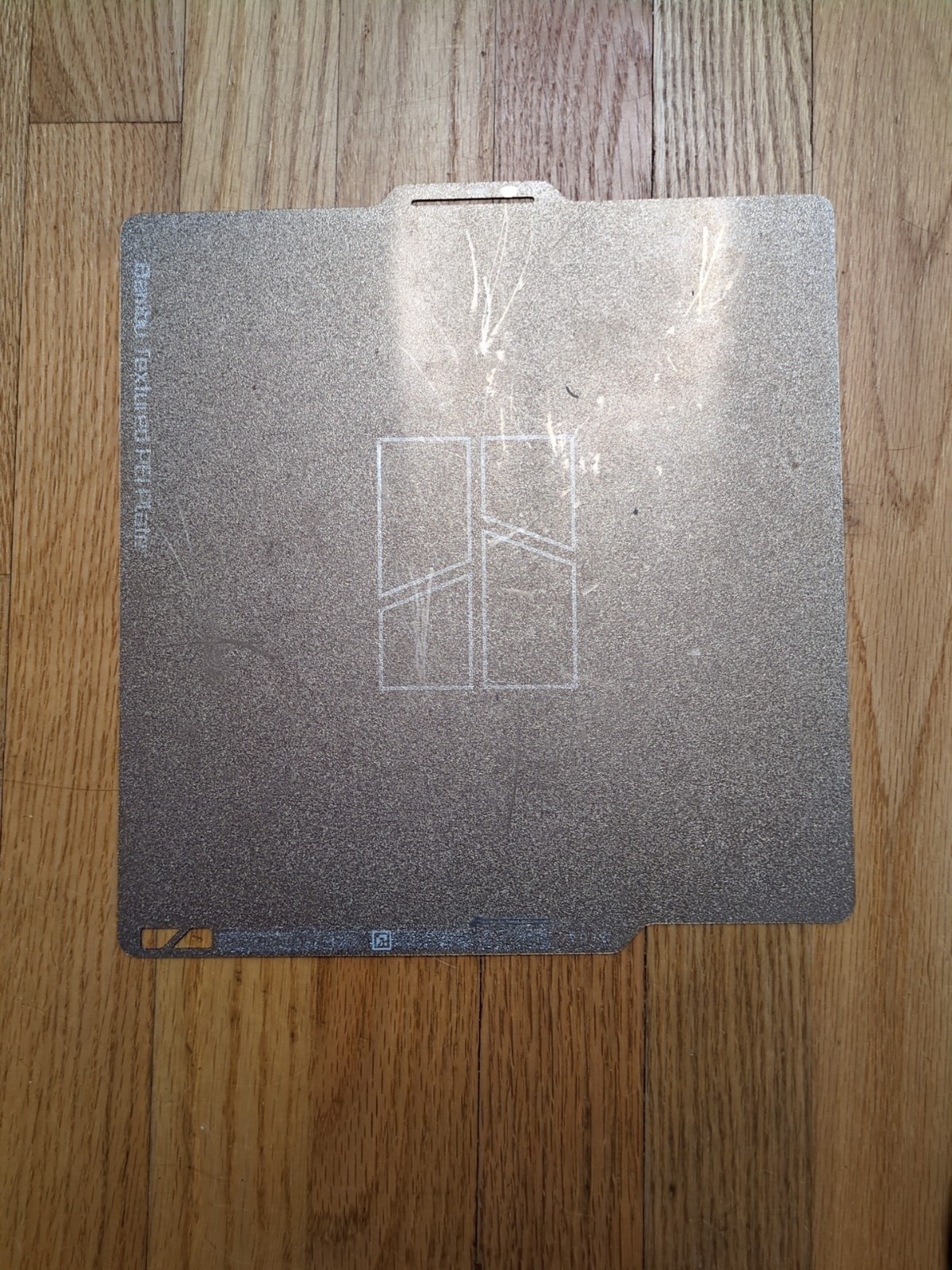 OEM Original Bambu Labs Dual Sided Gold Textured Pei 3D Printer Plate Only