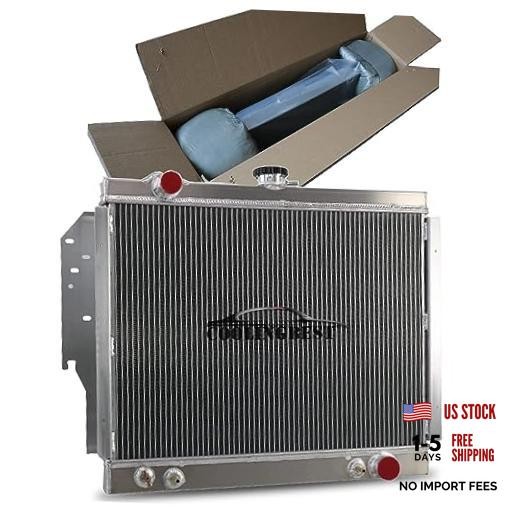Aluminum Radiator Replacement for 1979-1993 Dodge CB300 D100 D150 D200 3 core