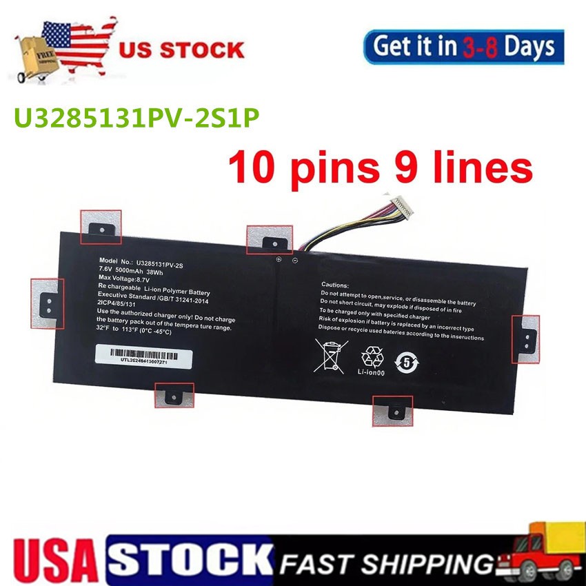 U3285131PV-2S1P Battery for Smartbook 141 C7 PSB141C07 GSP3285131 U3285131-2S