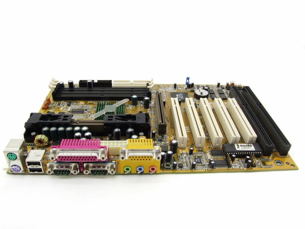 Abit VA6 ATX Retro Desktop PC Vintage Computer Mainboard Socket Slot 1 USB