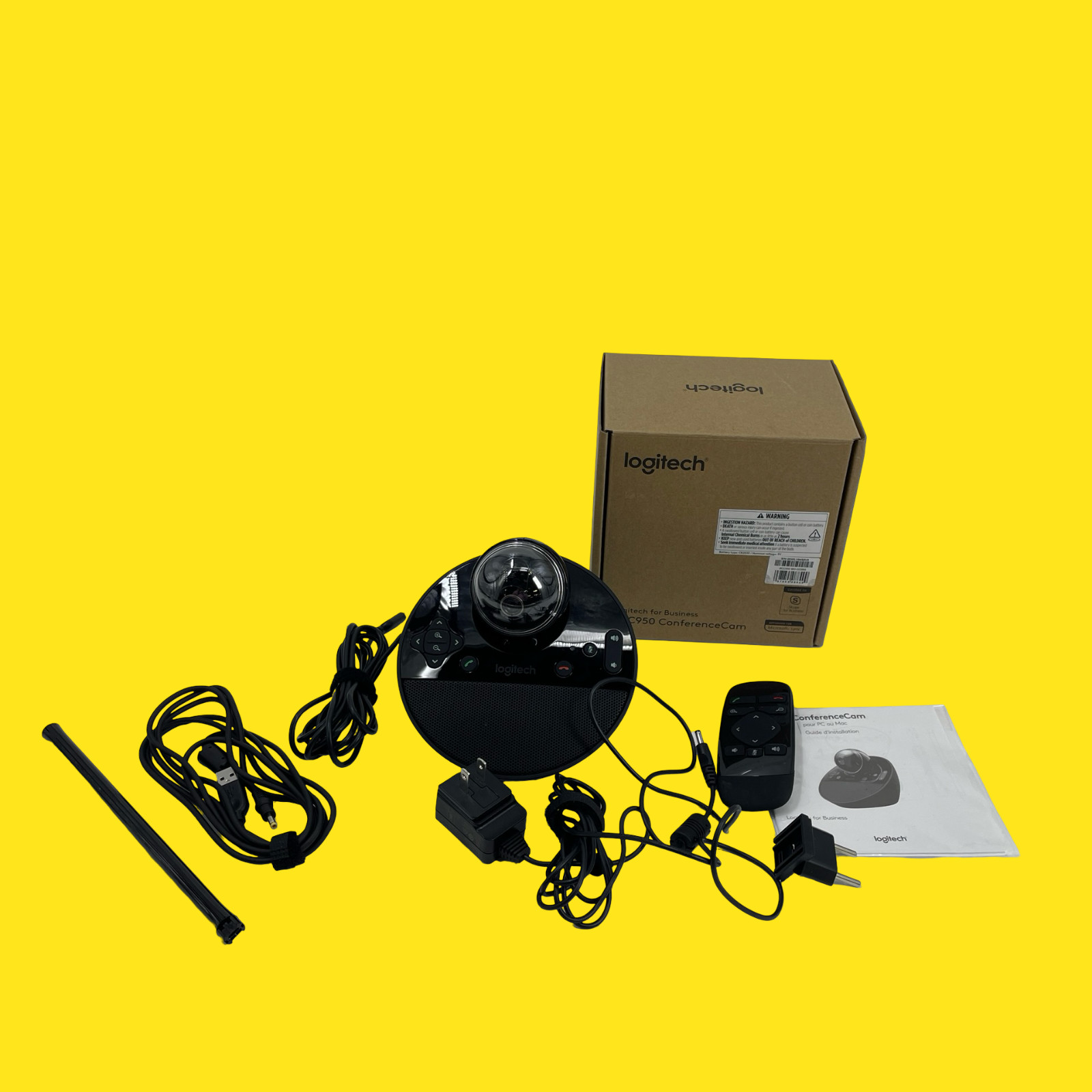Logitech v-u0029 Desktop Video Conferencing FHD 1080p Webcam #9833 z44/11