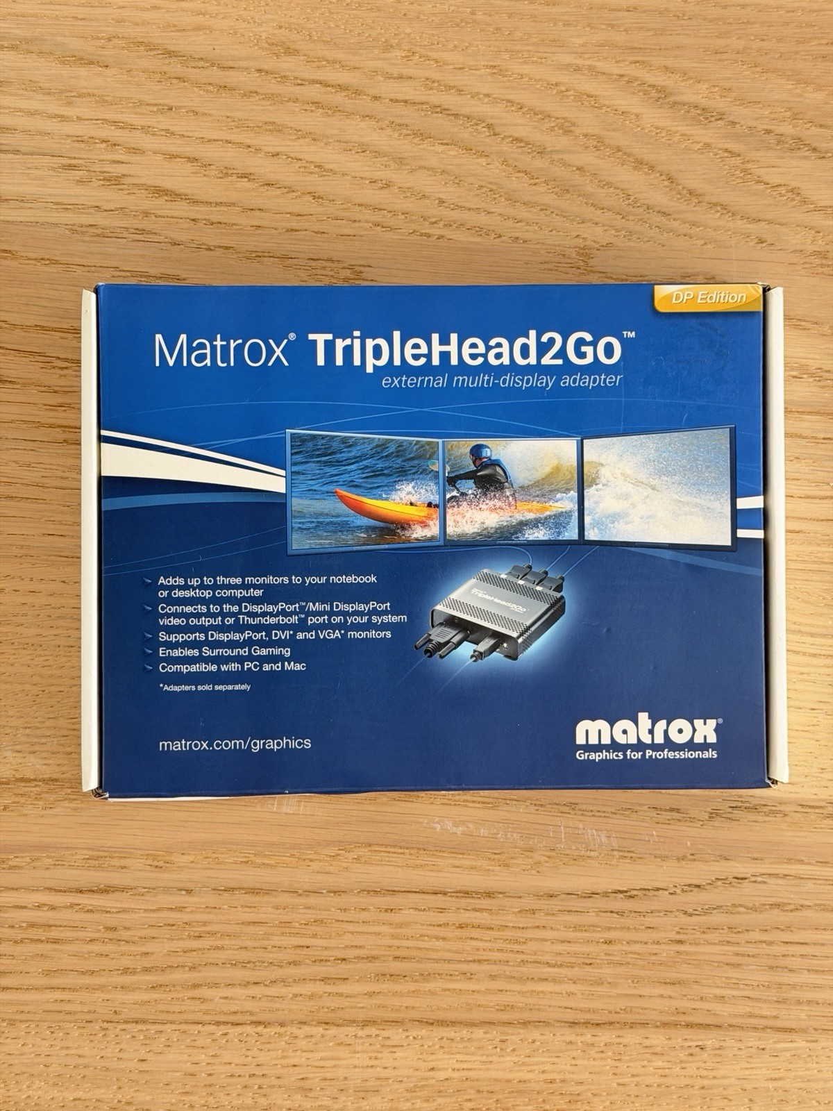 Matrox TripleHead2Go DP Edition AV Adapter 1:3 DisplayPort Female T2G-DP-MIF