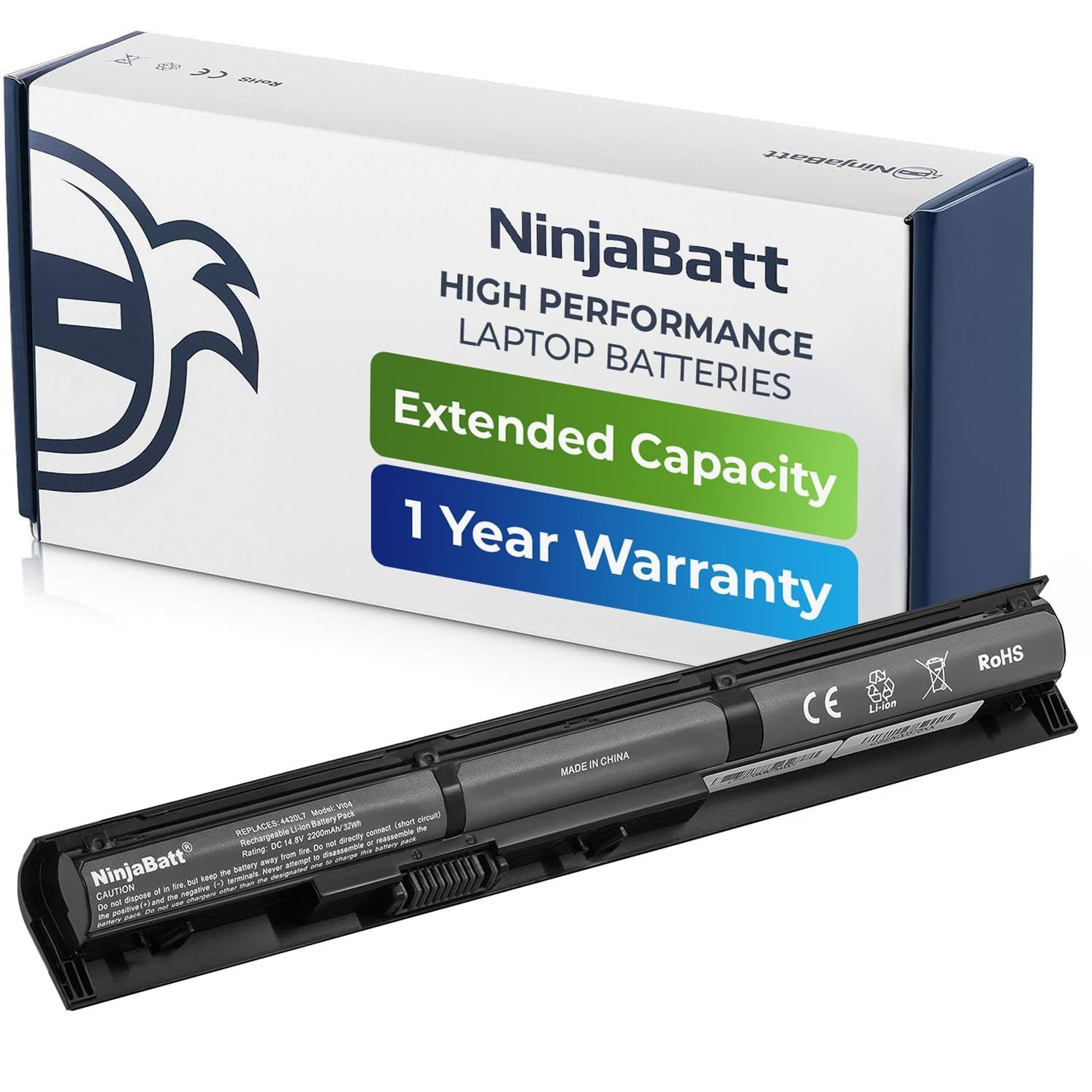 High-Capacity Replacement Battery for HP ProBook 450 G2 G3 V104 VI04 Notebook