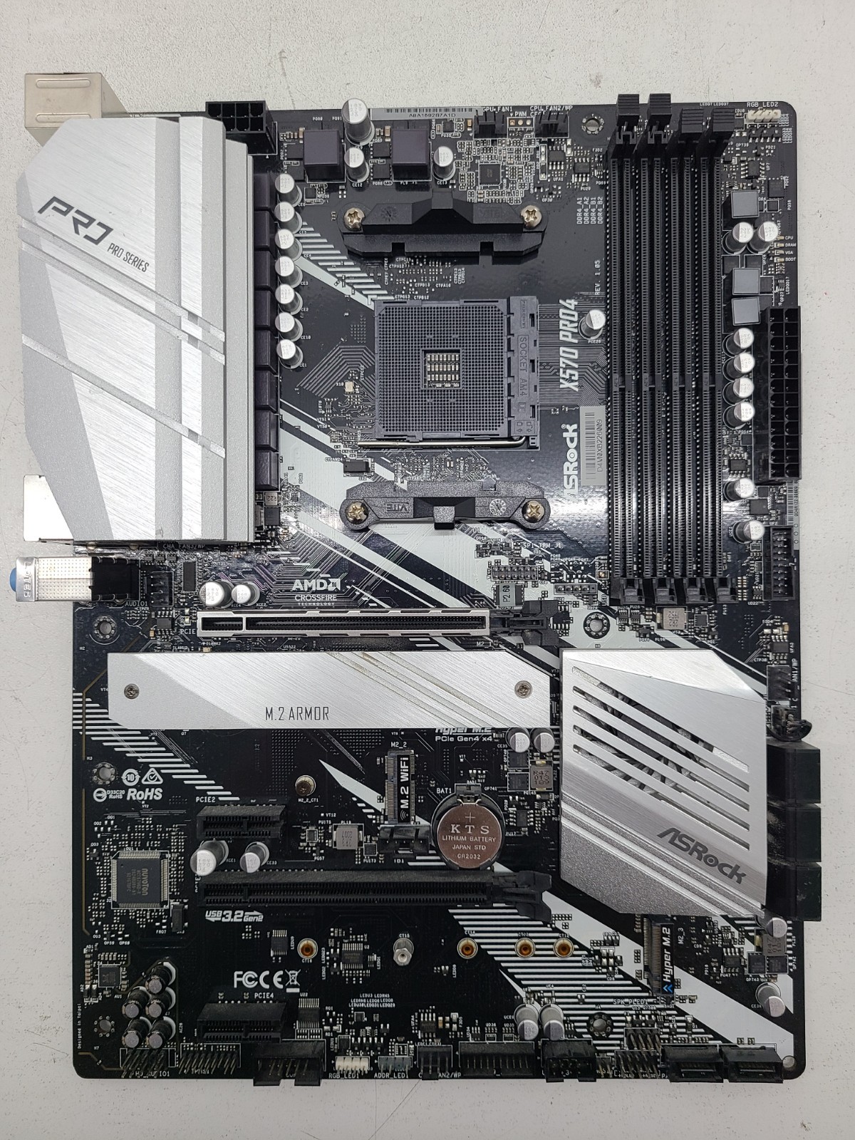 ASRock X570 PRO4 HDMI DP USB 3.2 USB-C M.2 DDR4  AM4 AMD ATX Motherboard (FL)