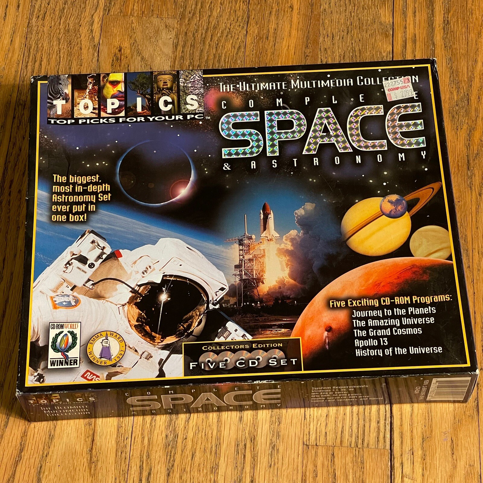 Topics Entertainment Complete Space and Astronomy (PC CD ROM) Software