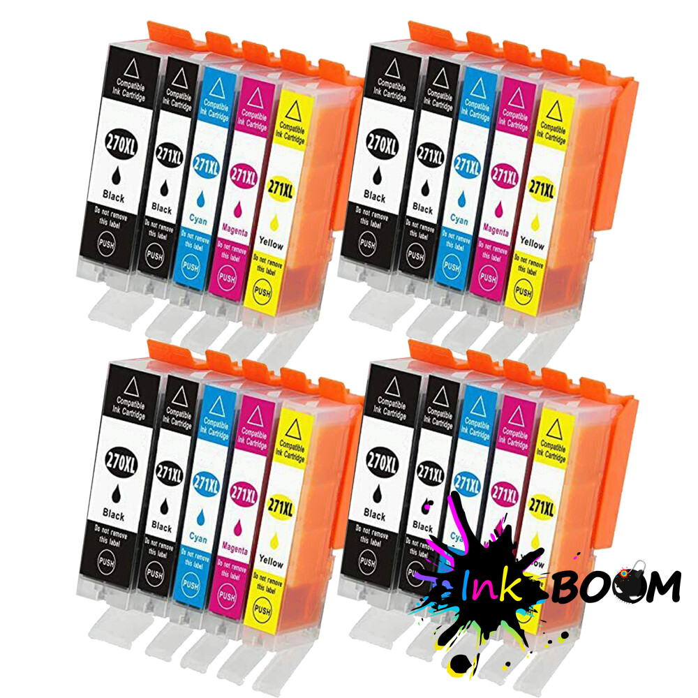 20 Ink Cartridges for PGI-270 CLI-271 PIXMA MG5720 MG6820 MG7720 TS8020 TS9020