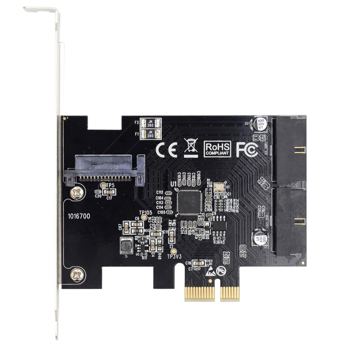 Card 5Gbps 19Pin 20Pin USB 3.0 Front Panel Header to PCI-E 1X Express Adapter...