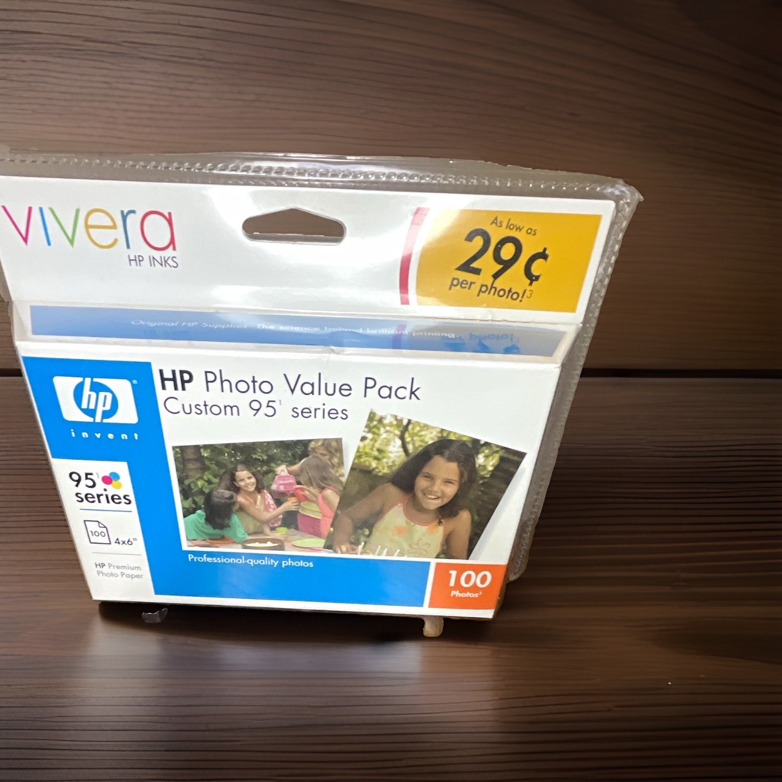 HP Custom 95 Series Photo Value Pack Glossy 4x6 Premium Paper 100 Sheets