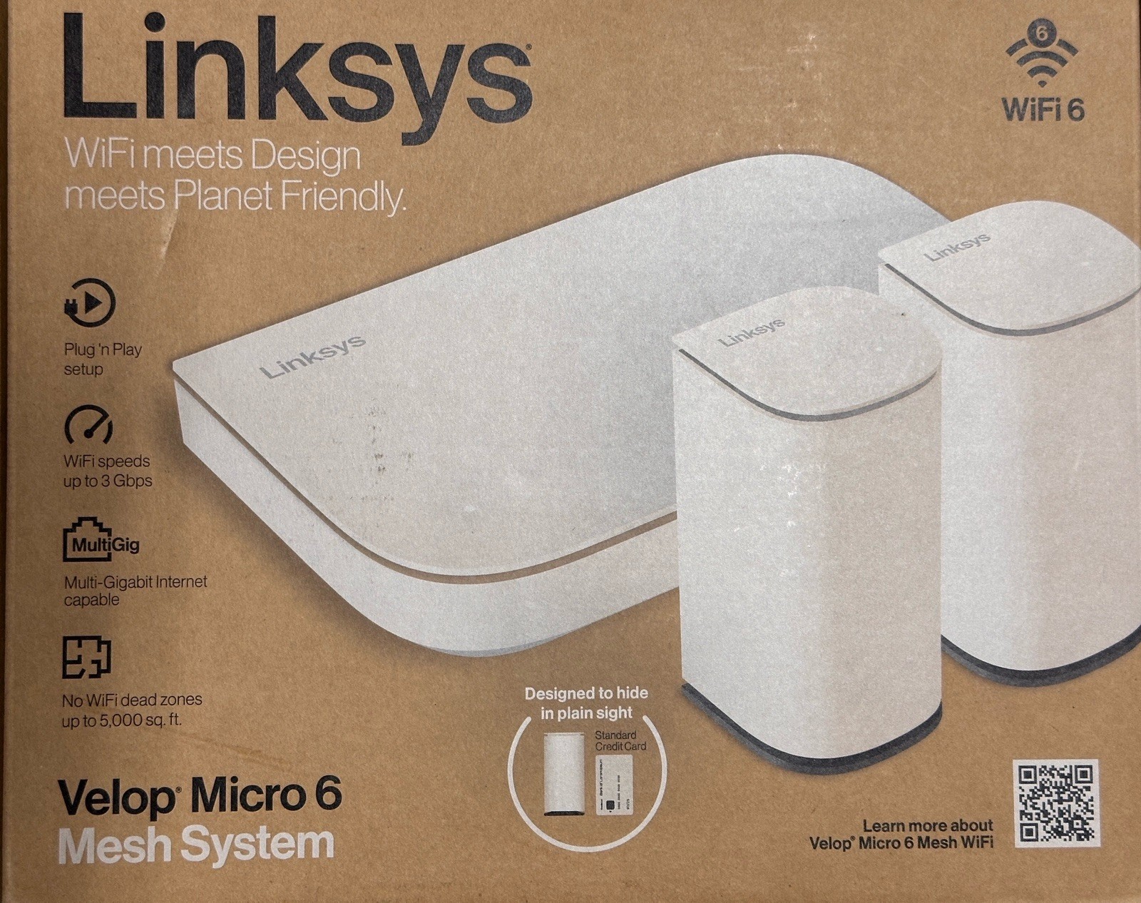 Linksys Multi-gig Micro Mesh WiFi 6 System | Connect 100+ Devices