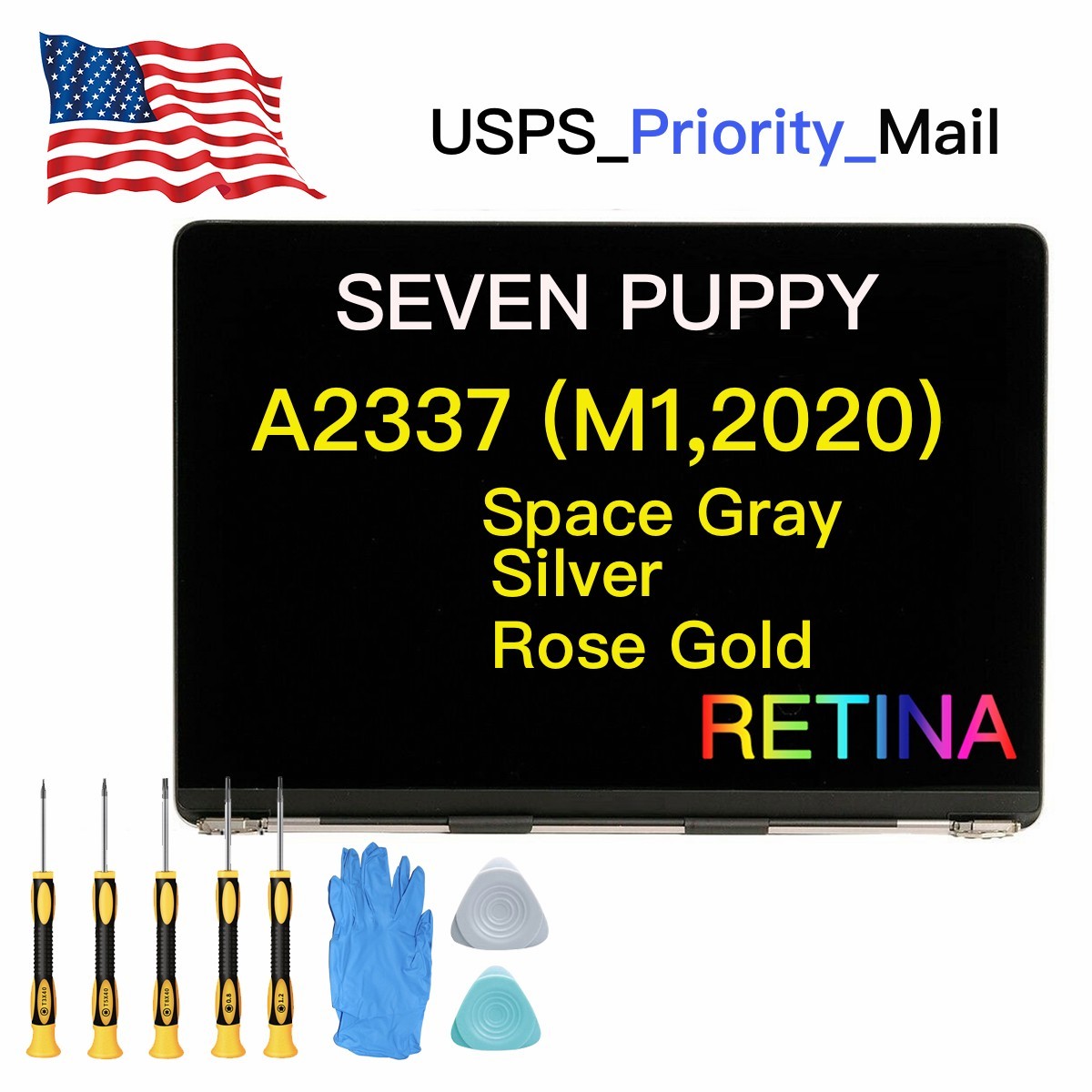 New For MacBook Air A2337 (13inch, M1 2020) LCD Screen Display Replacement A+++