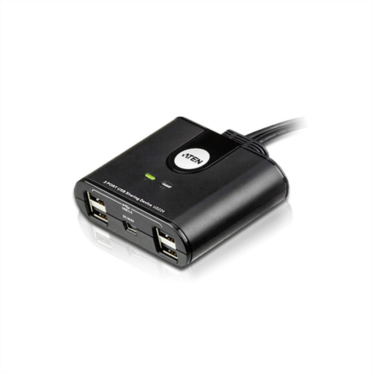 ATEN USB 2.0 Peripheral Switch Network Switch 2-Port Displayport USB US224