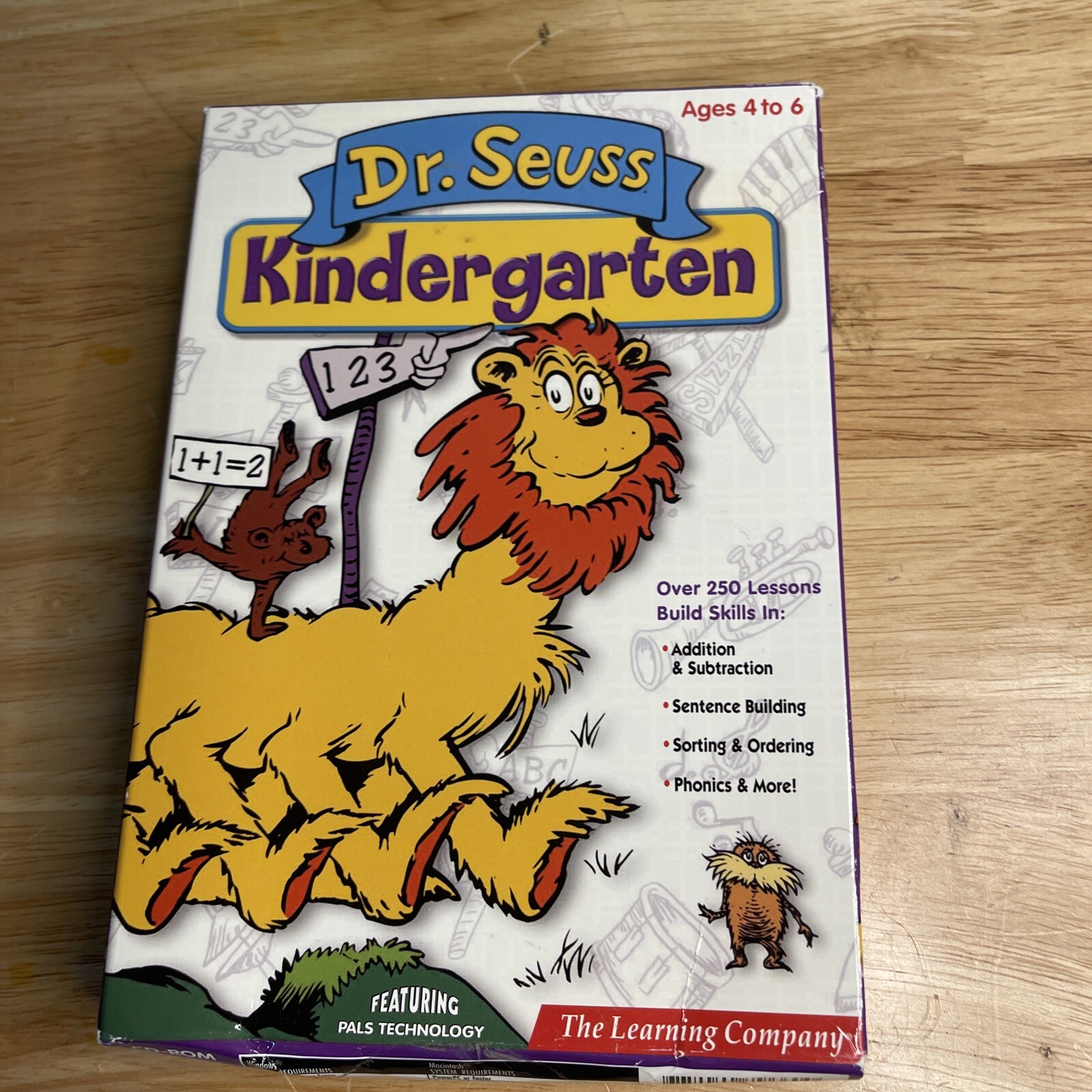 Dr. Seuss Kindergarten CD Aged 4-6 The Learning Company Sealed New Old Stock 