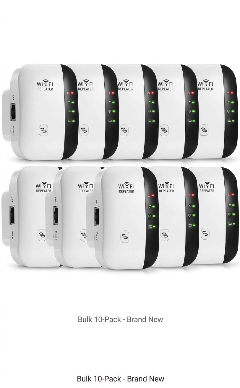 PACK OF 10 ​WiFi Extender Signal Booster | Whole Building Coverage | 2026 Model